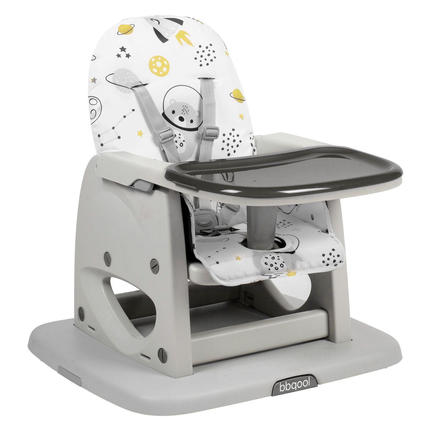 Silla de Comer Escritorio Foodzy 4-in-1 Grafito-5