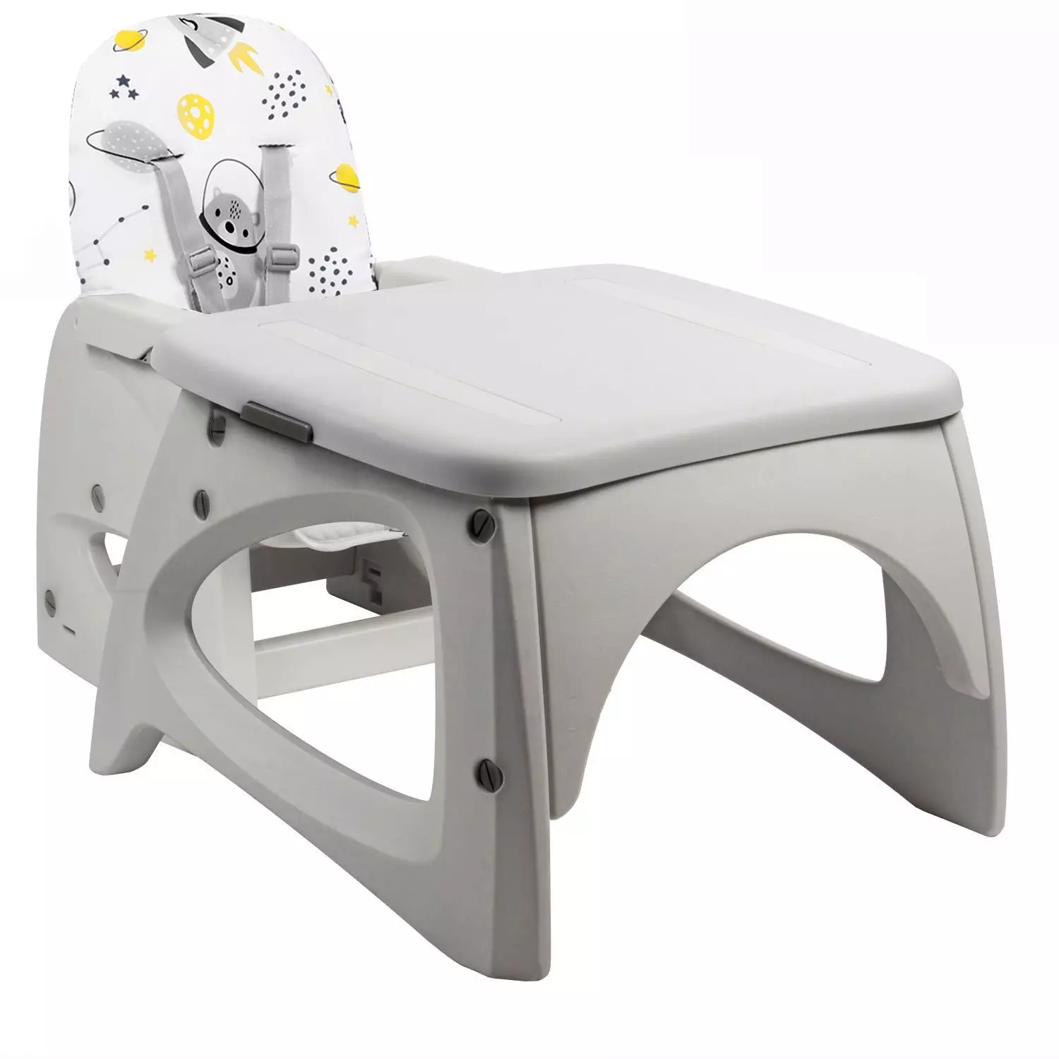 Silla de Comer Escritorio Foodzy 4-in-1 Grafito-7