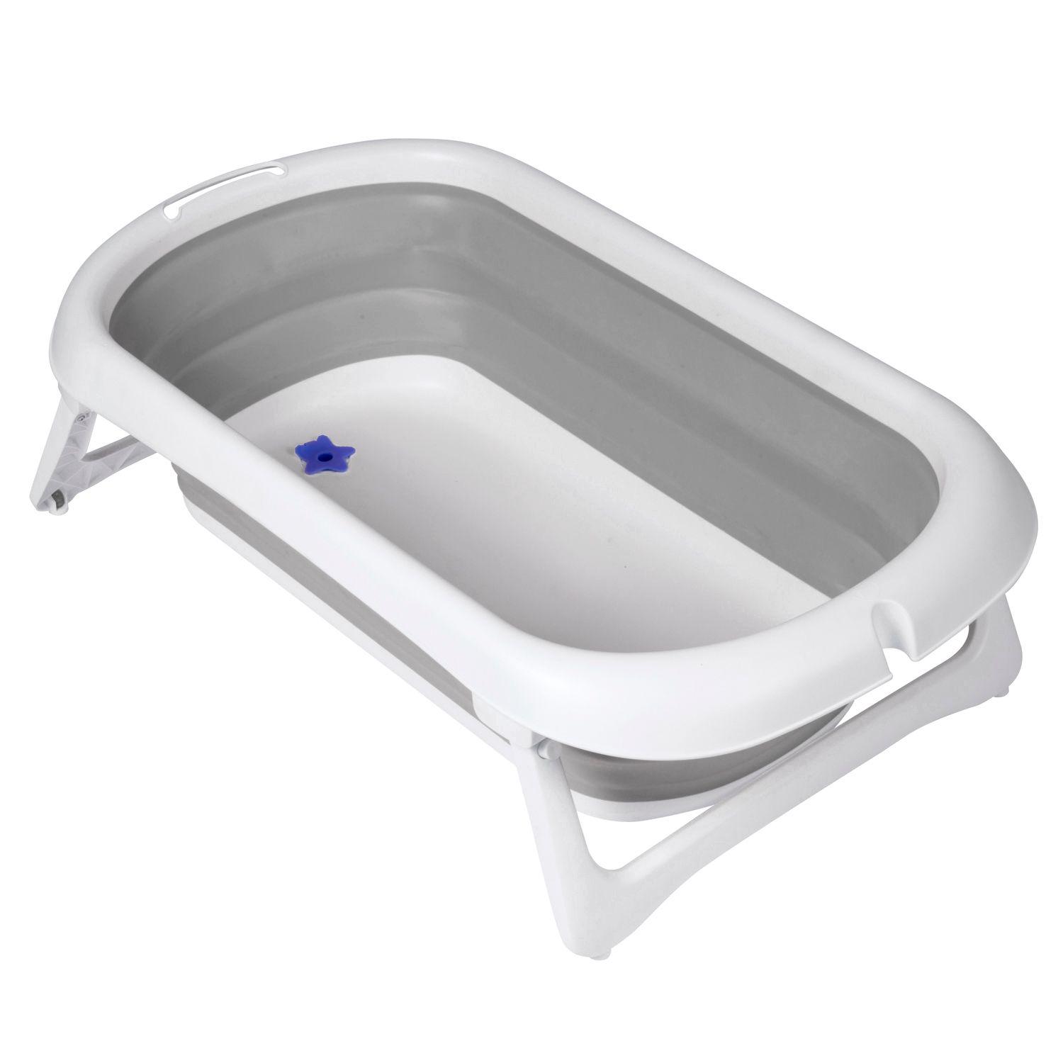 Bañera Plegable Splashy Grey + Soporte Ergonómico-3