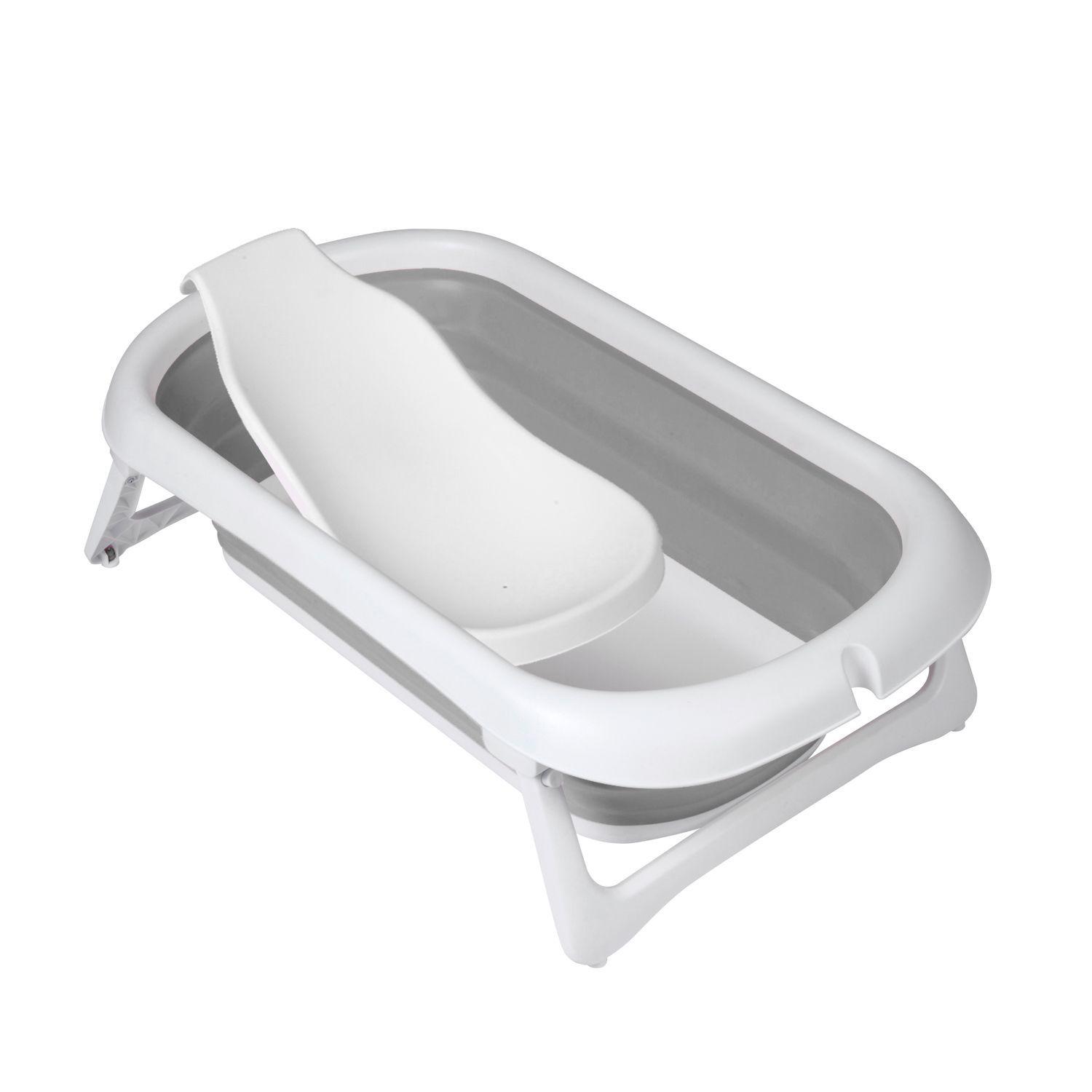 Bañera Plegable Splashy Gris + Soporte Ergonómico-2
