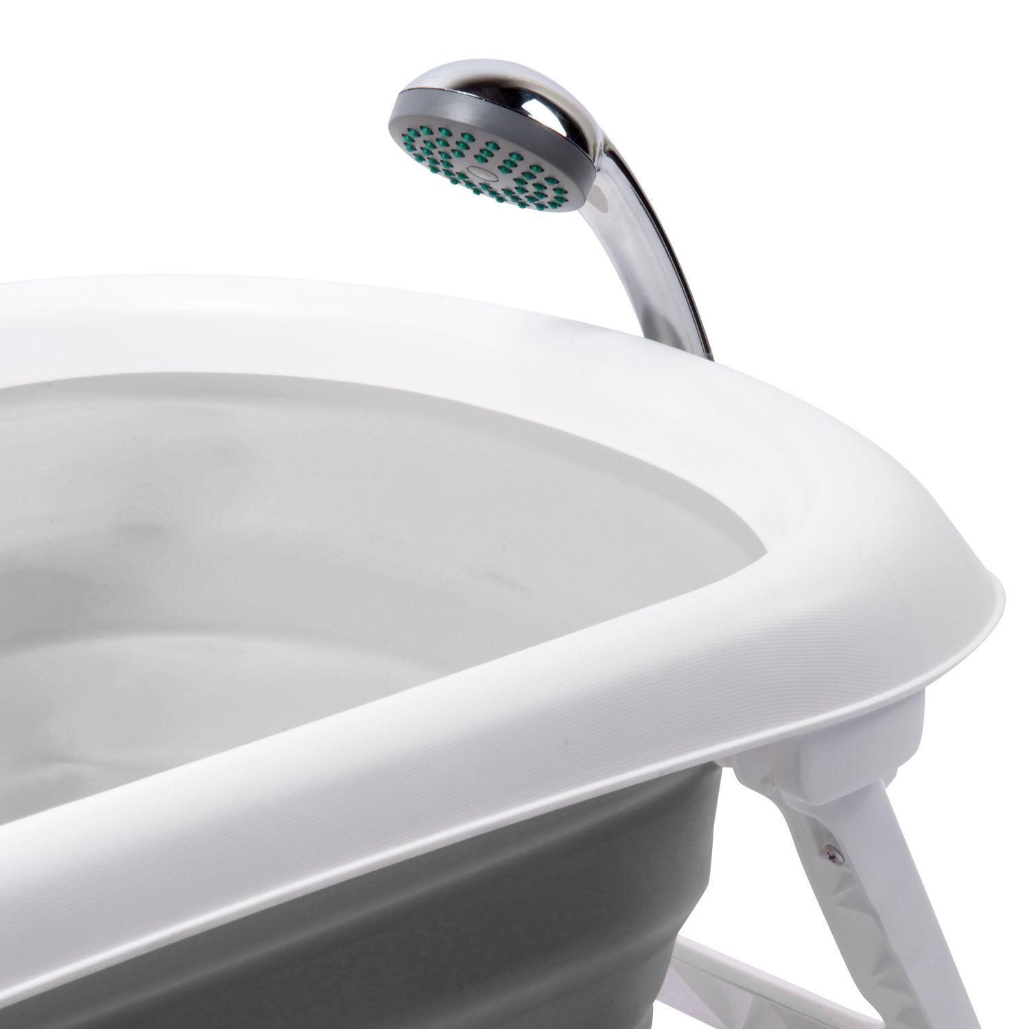 Bañera Plegable Splashy Gris + Soporte Ergonómico-6