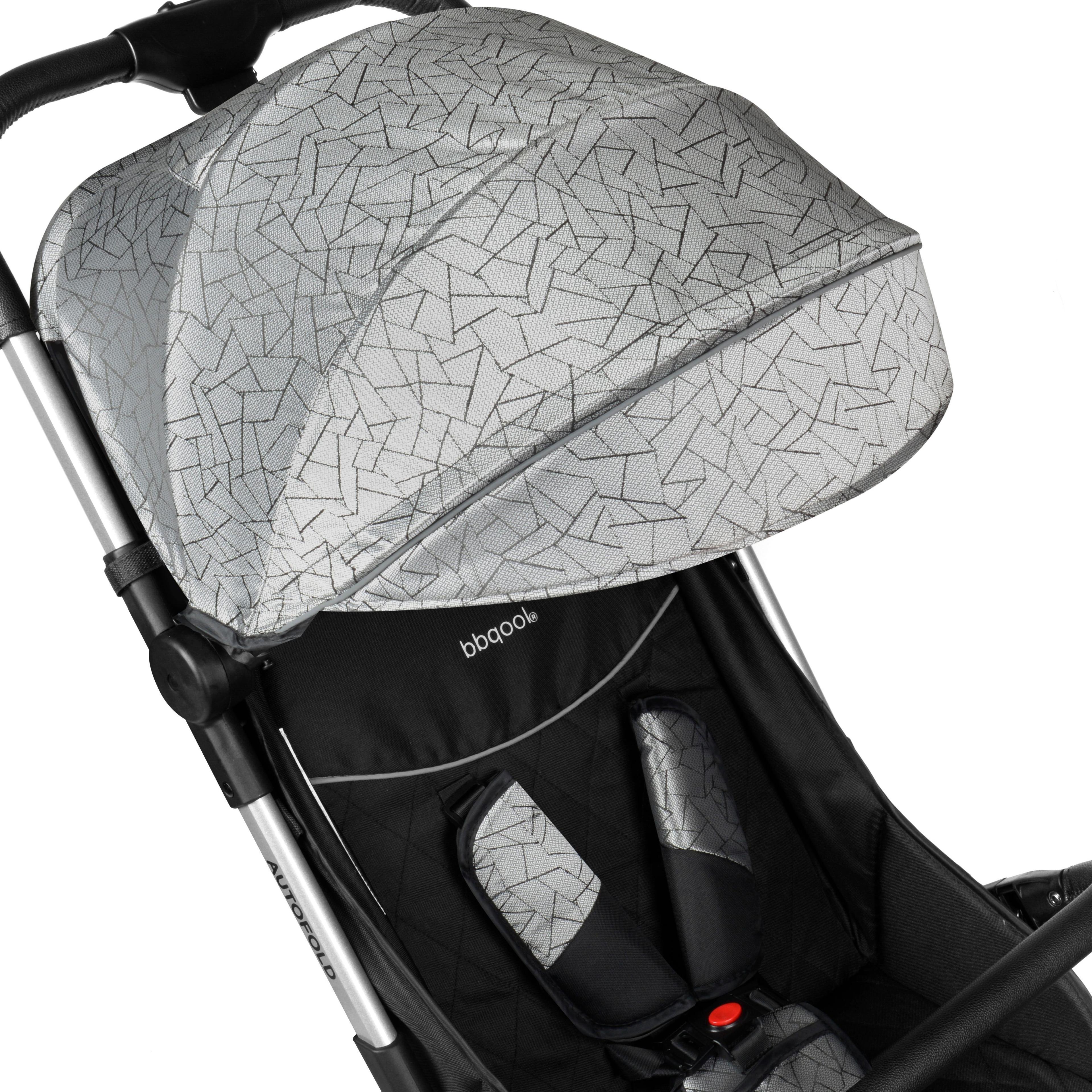 Coche Maleta Plegado Automático Autofold Gris-4