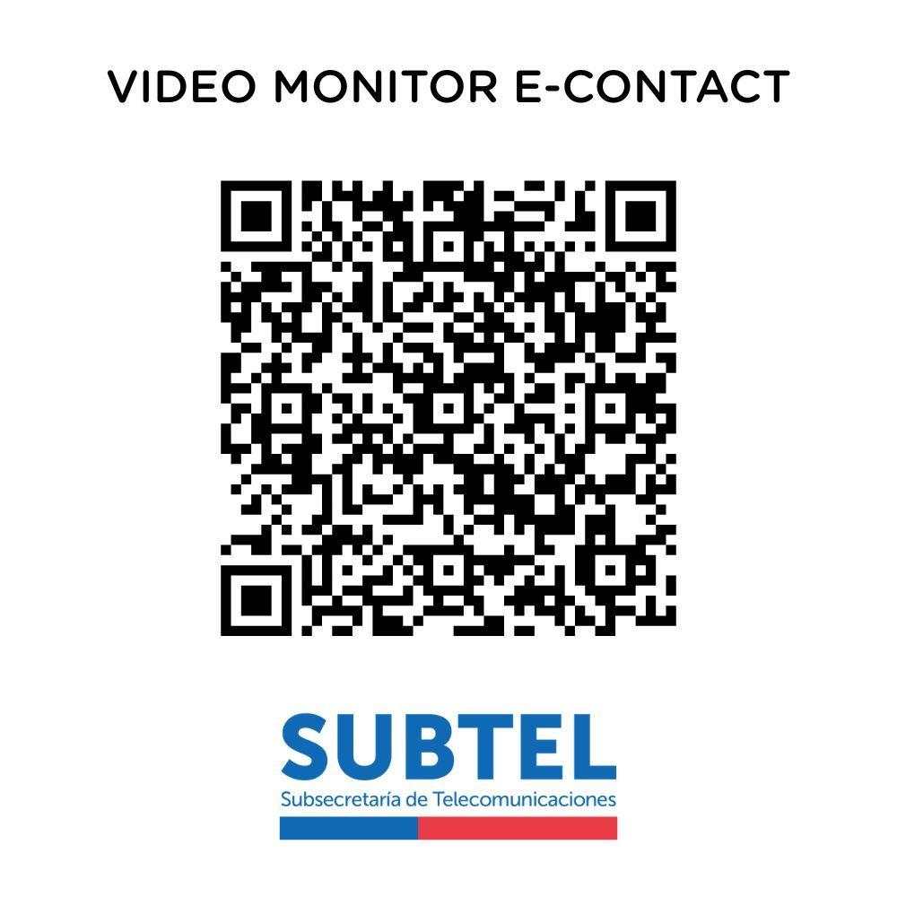 Vídeo Monitor E-Contact Digital-5