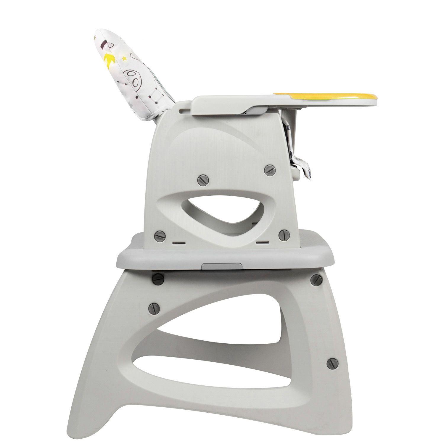 Silla de Comer Escritorio Foodzy 4-in-1 Yellow-3