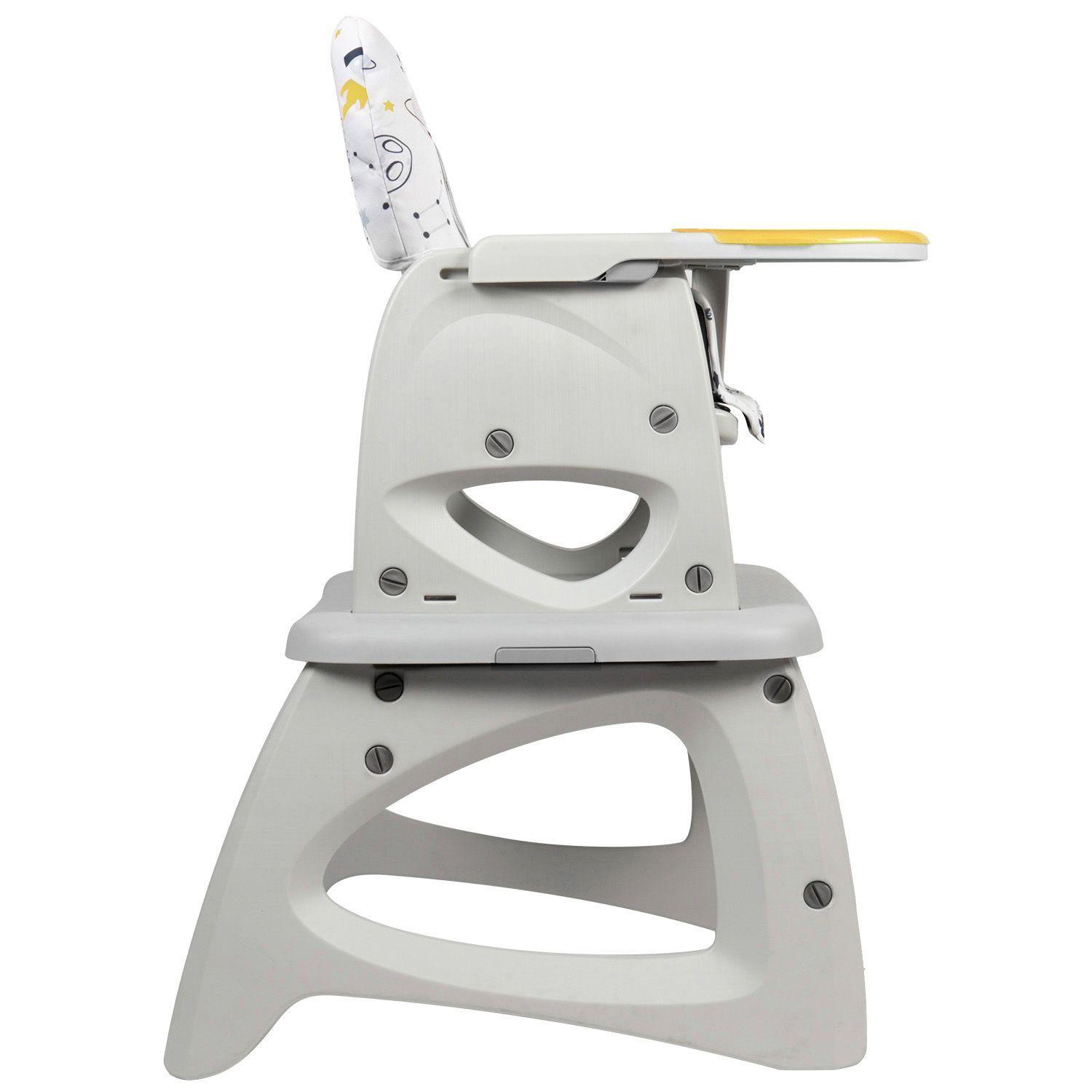 Silla de Comer Escritorio Foodzy 4-in-1 Amarillo-3