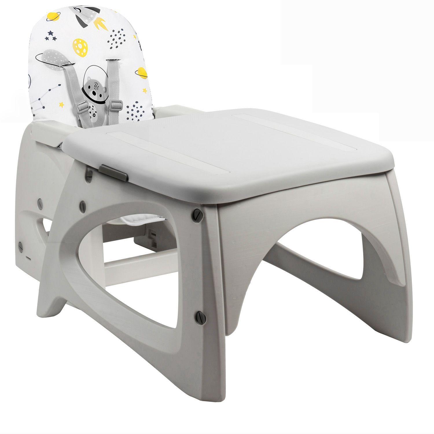 Silla de Comer Escritorio Foodzy 4-in-1 Amarillo-7