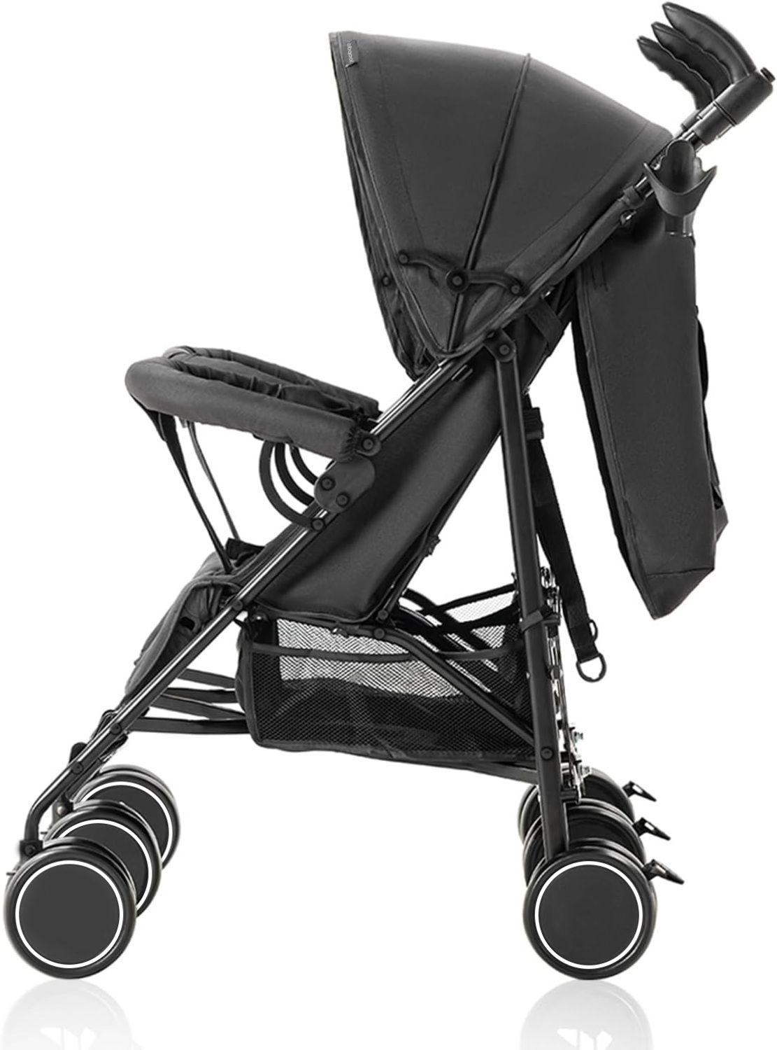 Coche Paragua Doble Twin Dark Grey-3