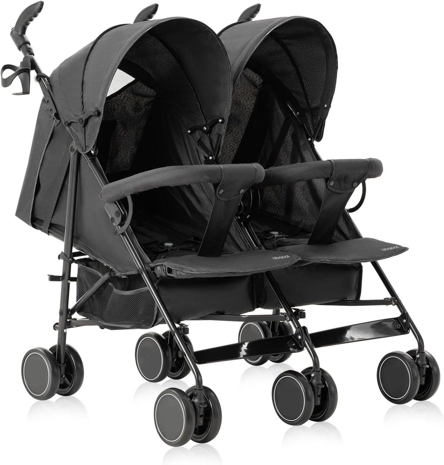 Coche Paragua Doble Twin Grafito-0