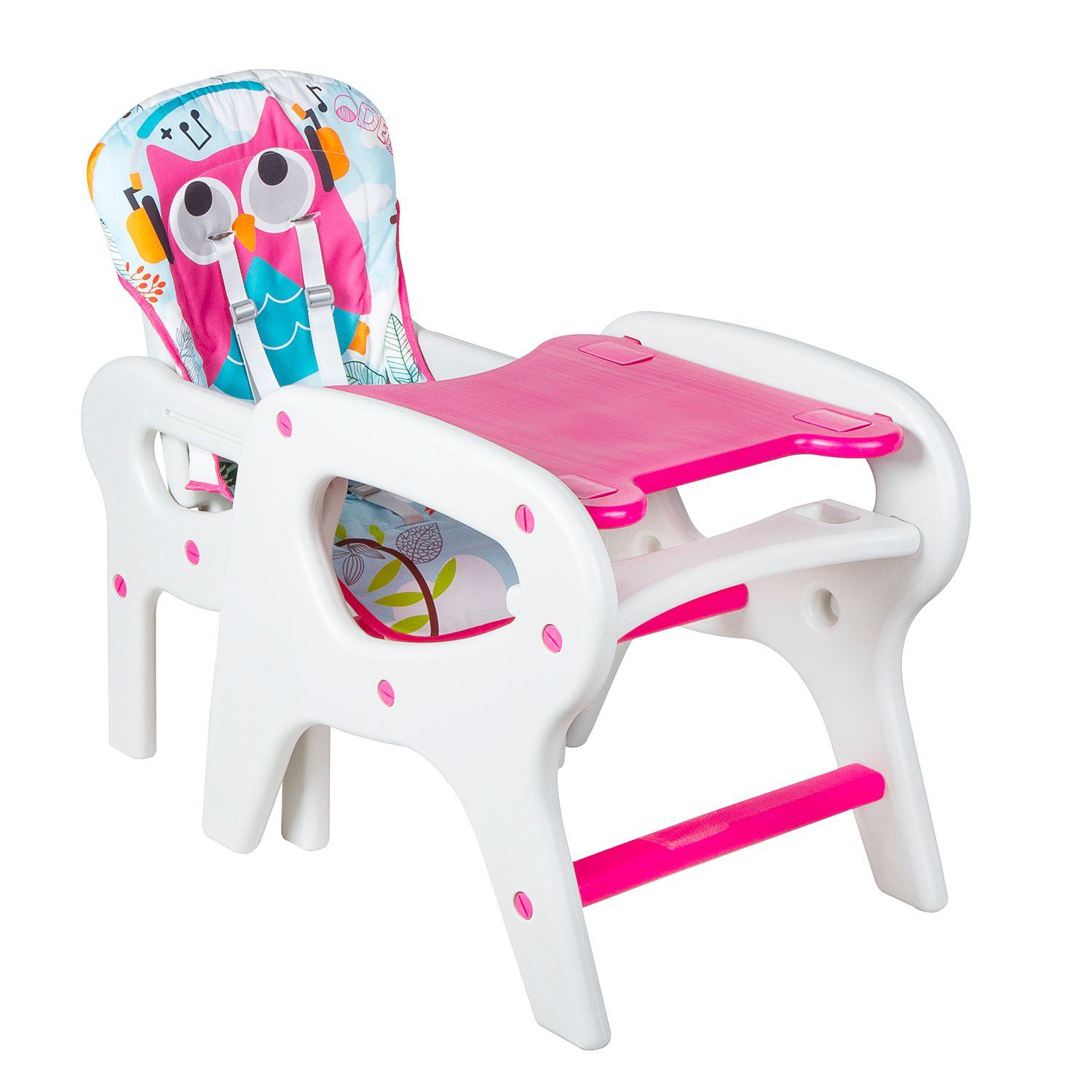 Silla De Comer Escritorio Eat&Fun Rosado-1