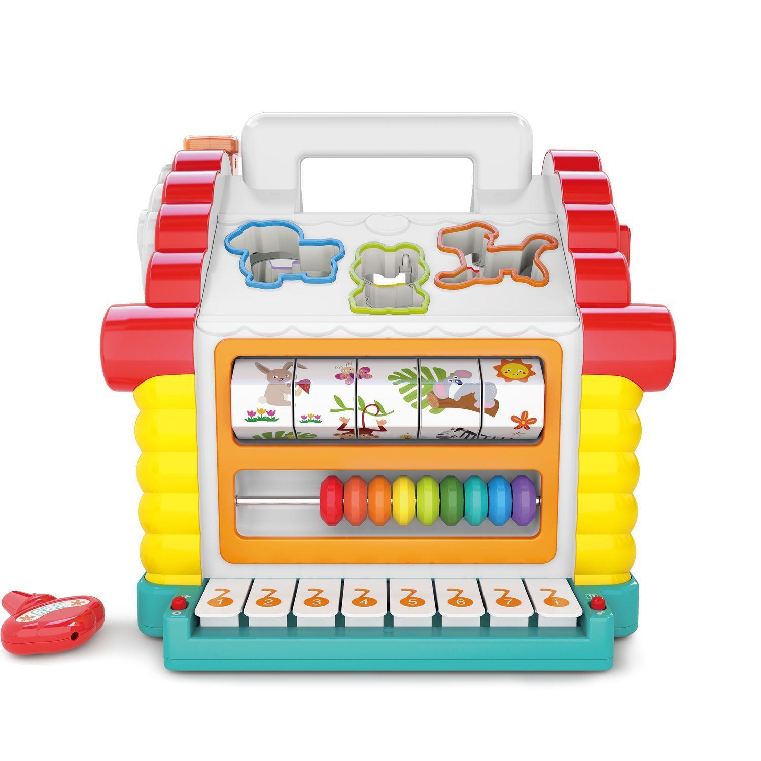 Juguete de Encaje Montessori Casita de Actividades Infantil-2
