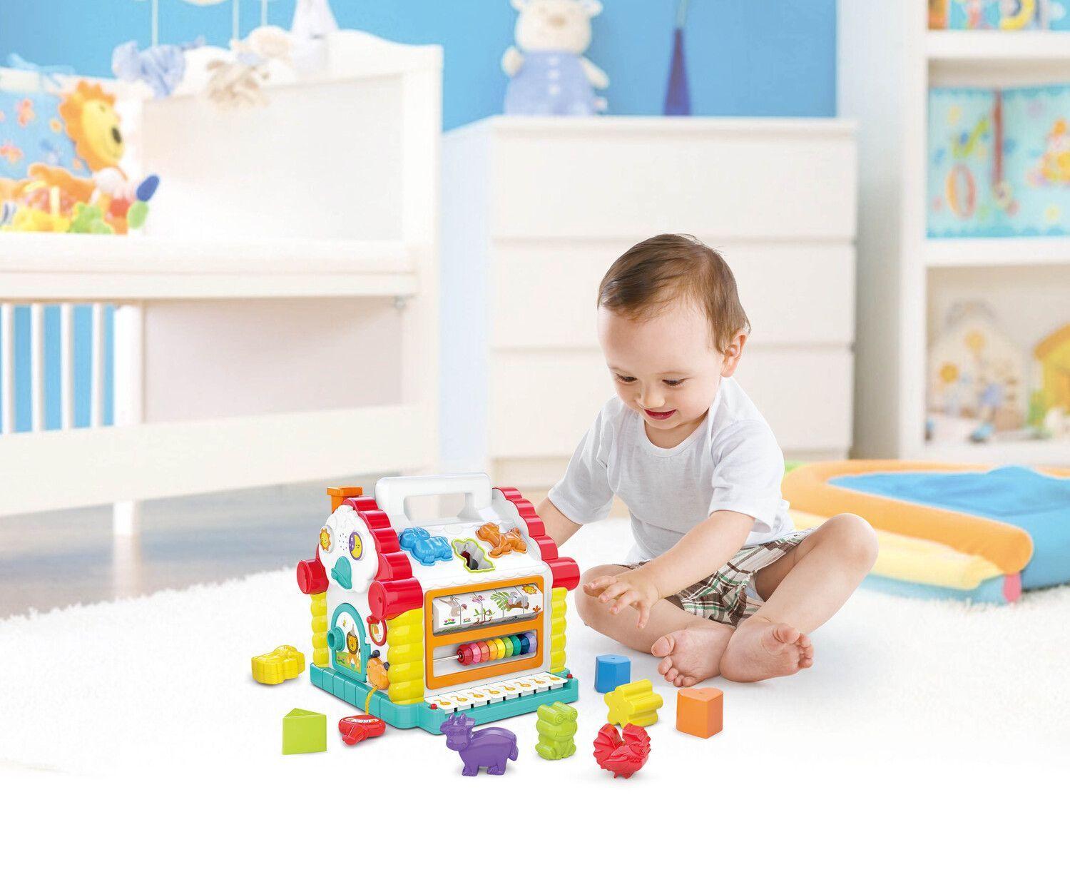 Juguete de Encaje Montessori Casita de Actividades Infantil-6
