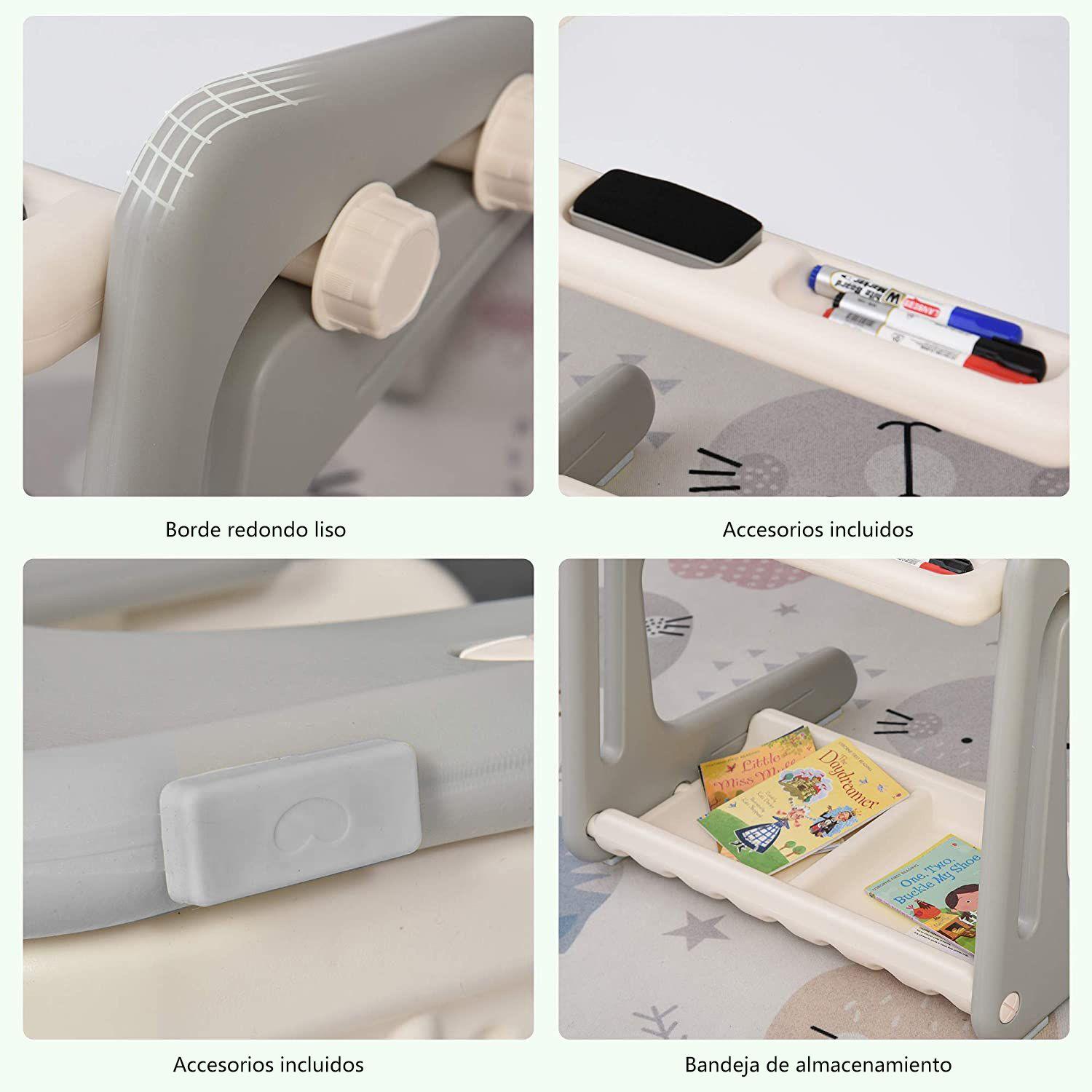 Escritorio Infantil Desk 2-in-1 Grey-3