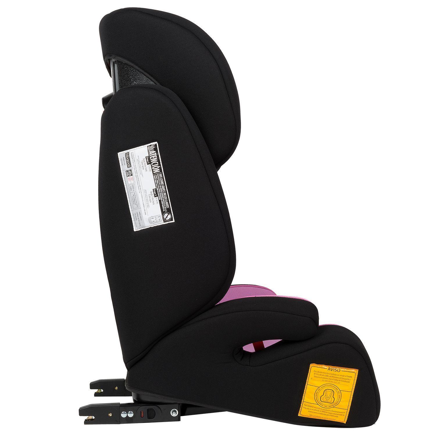 Silla De Auto Butaca Re-Volt Isofix Rosado-4