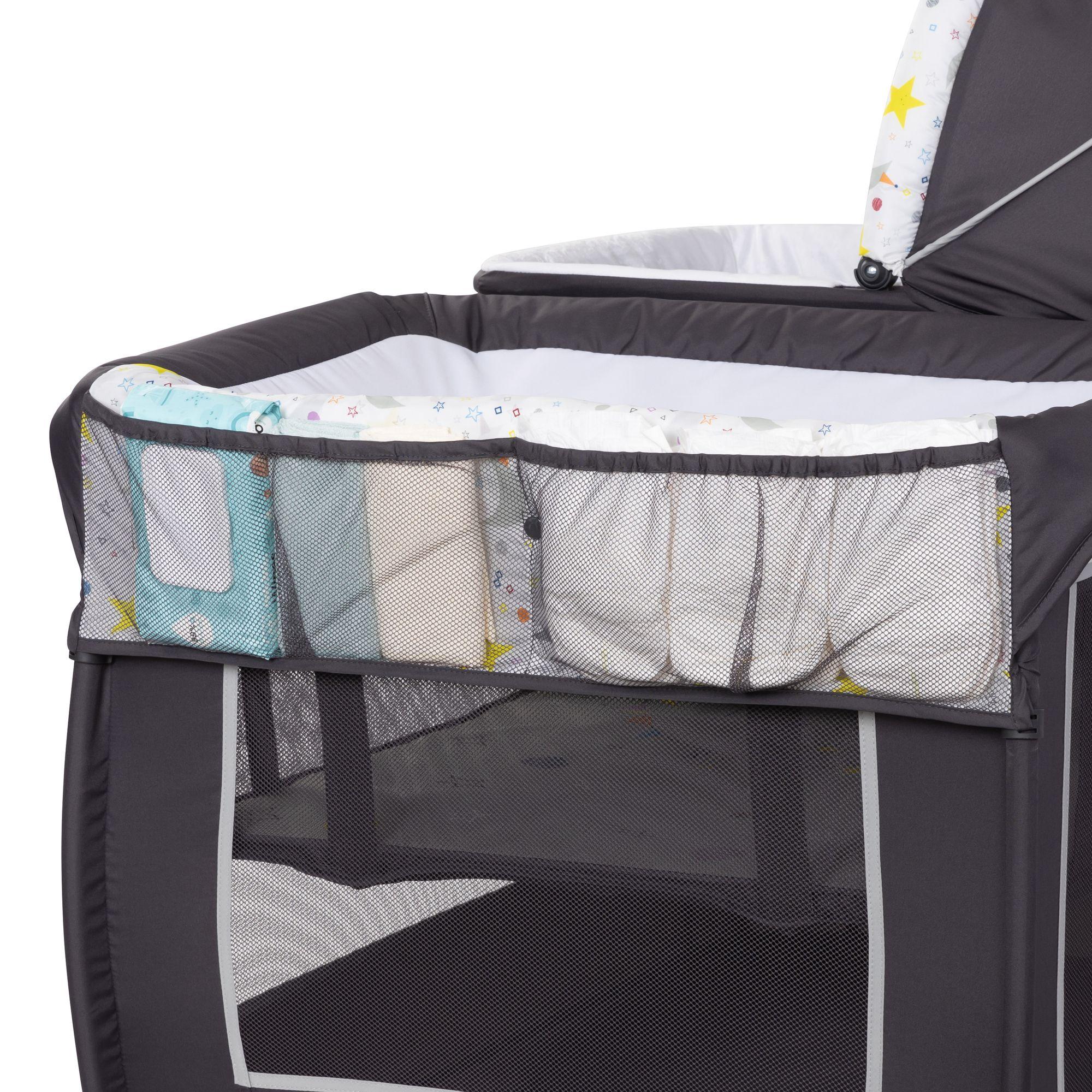 Cuna Corral Lil' Snooze Deluxe II Moon con Moisés y Mudador-5