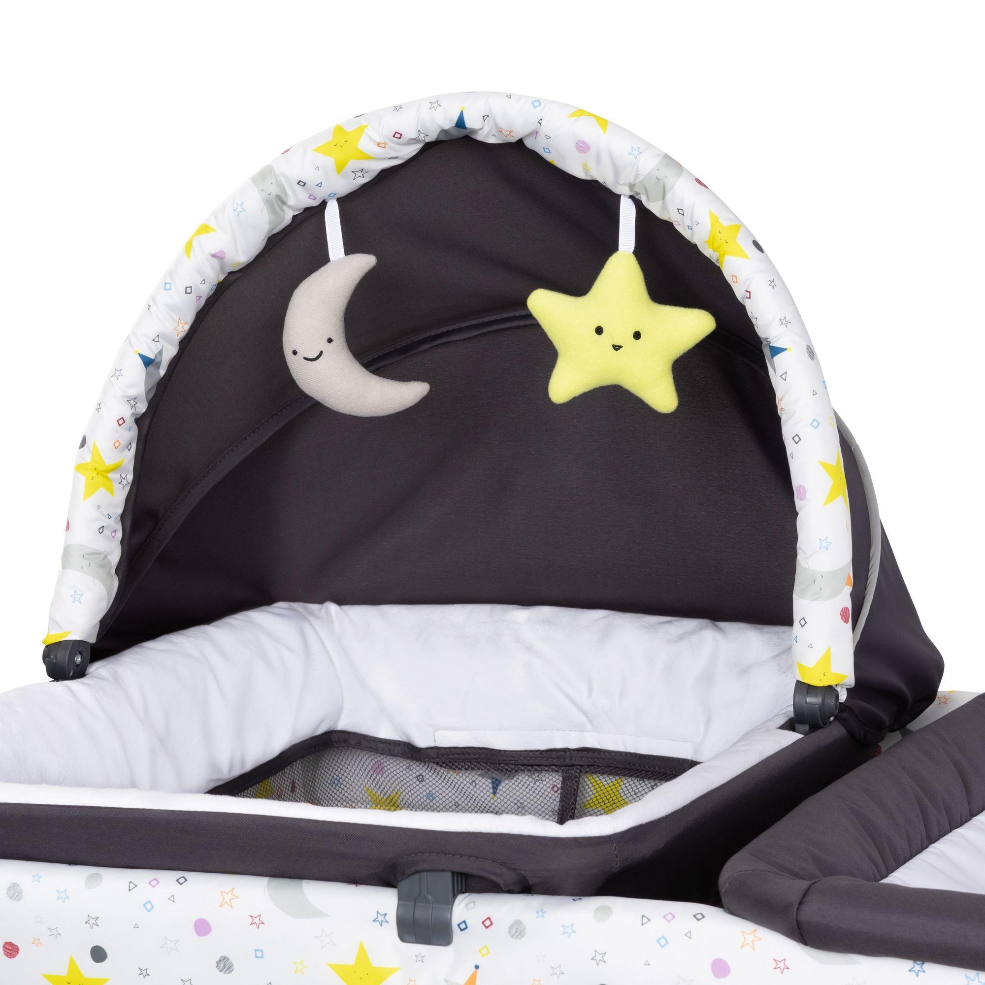 Cuna Corral Lil' Snooze Deluxe II Moon con Moisés y Mudador-8