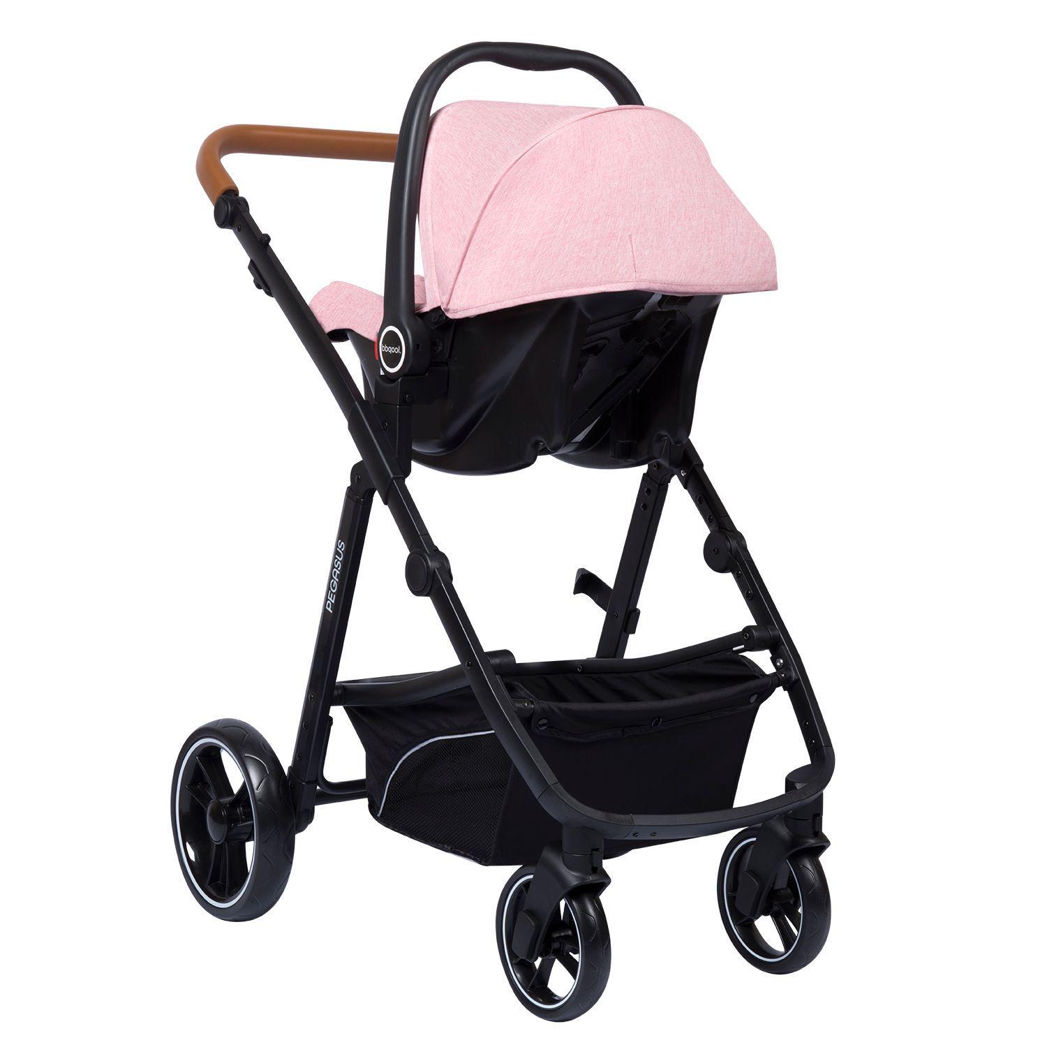 Coche Travel System Pegasus Pink-2