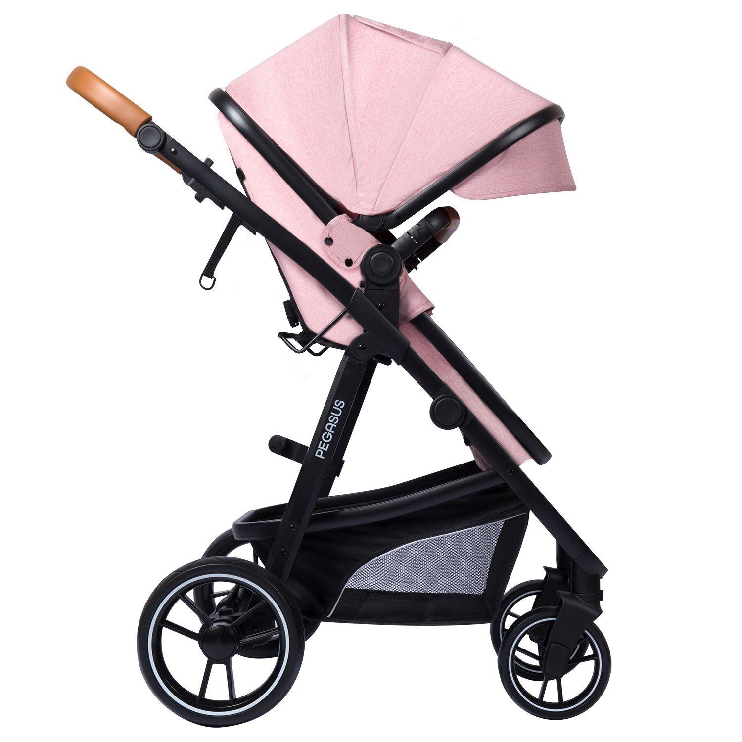 Coche Travel System Pegasus Pink-4