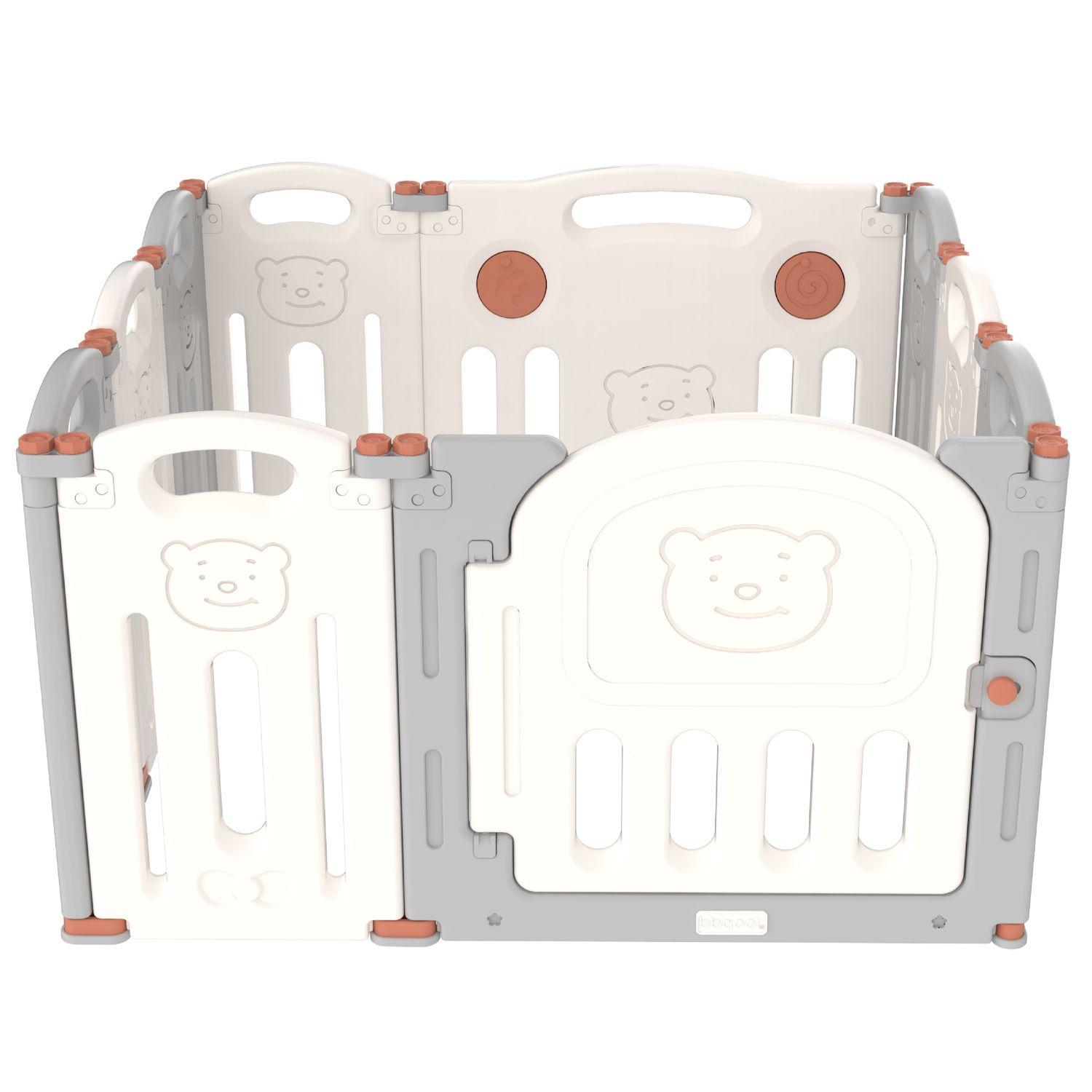 Corral Didáctico de Juegos Plegable Teddy Grey-2