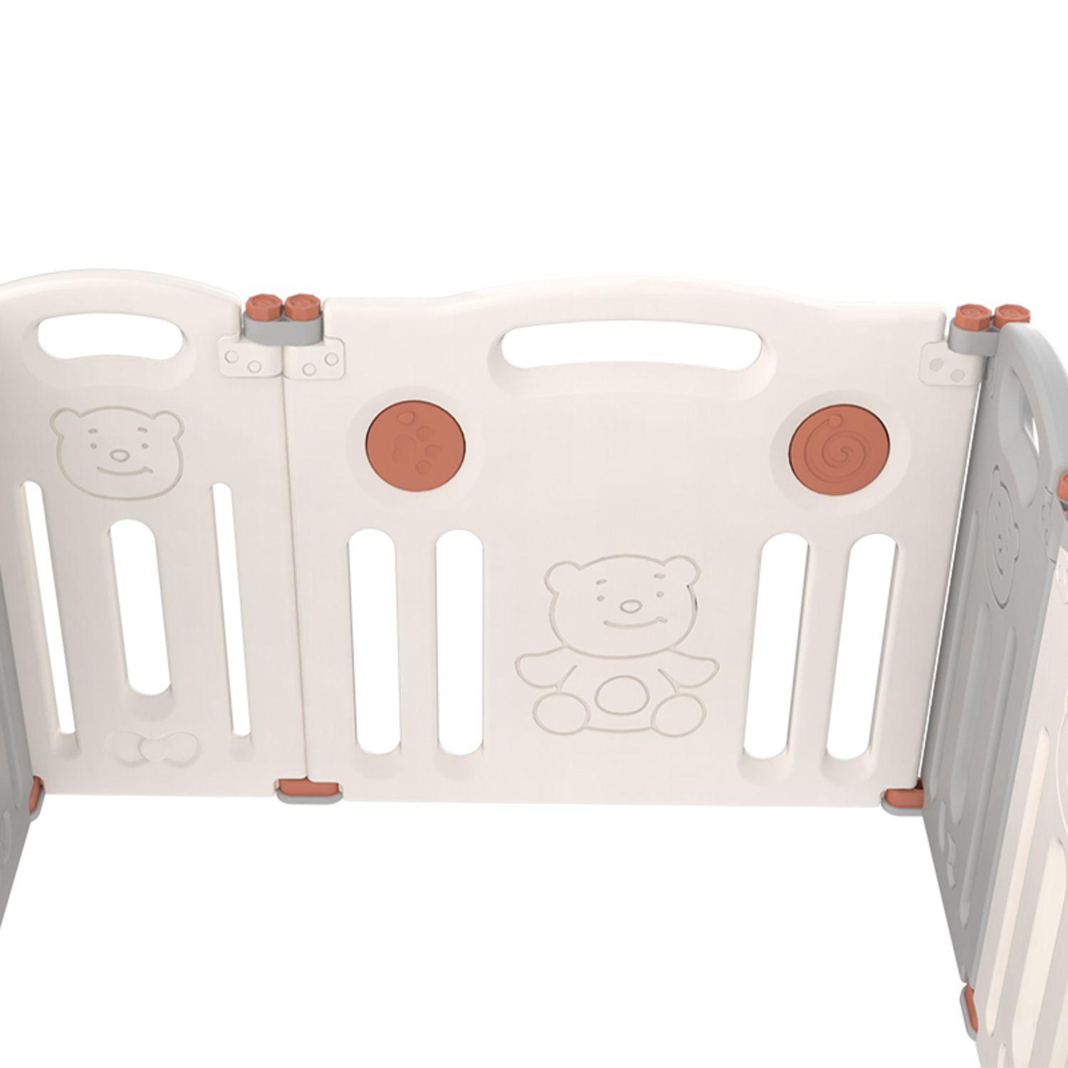 Corral Didáctico de Juegos Plegable Teddy Grey-6