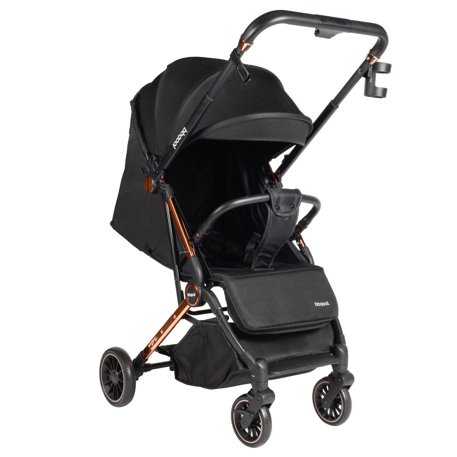 Coche Maleta Compacto Reverse Cromado Dorado-0