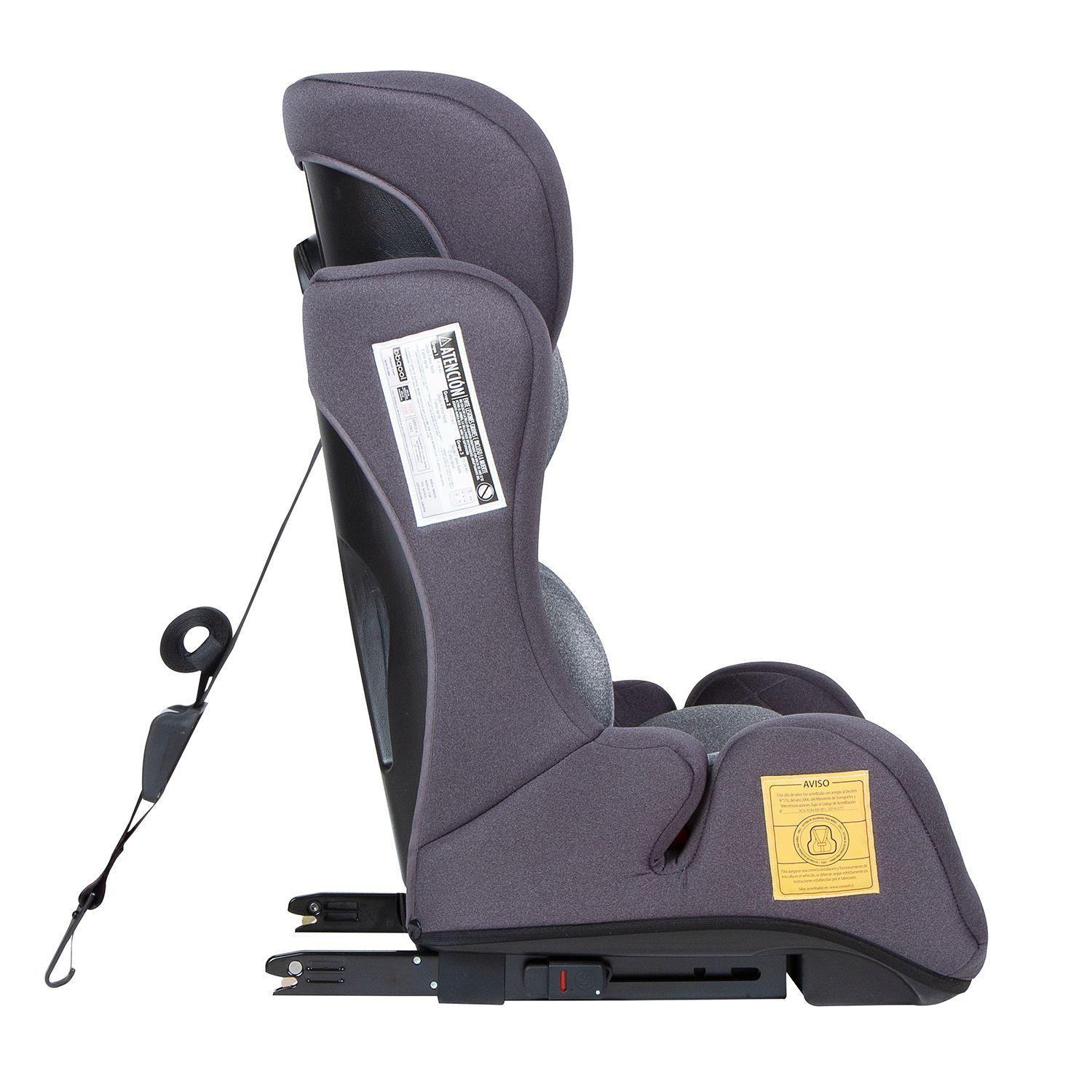 Silla De Auto Butaca Safe Isofix Gris-4