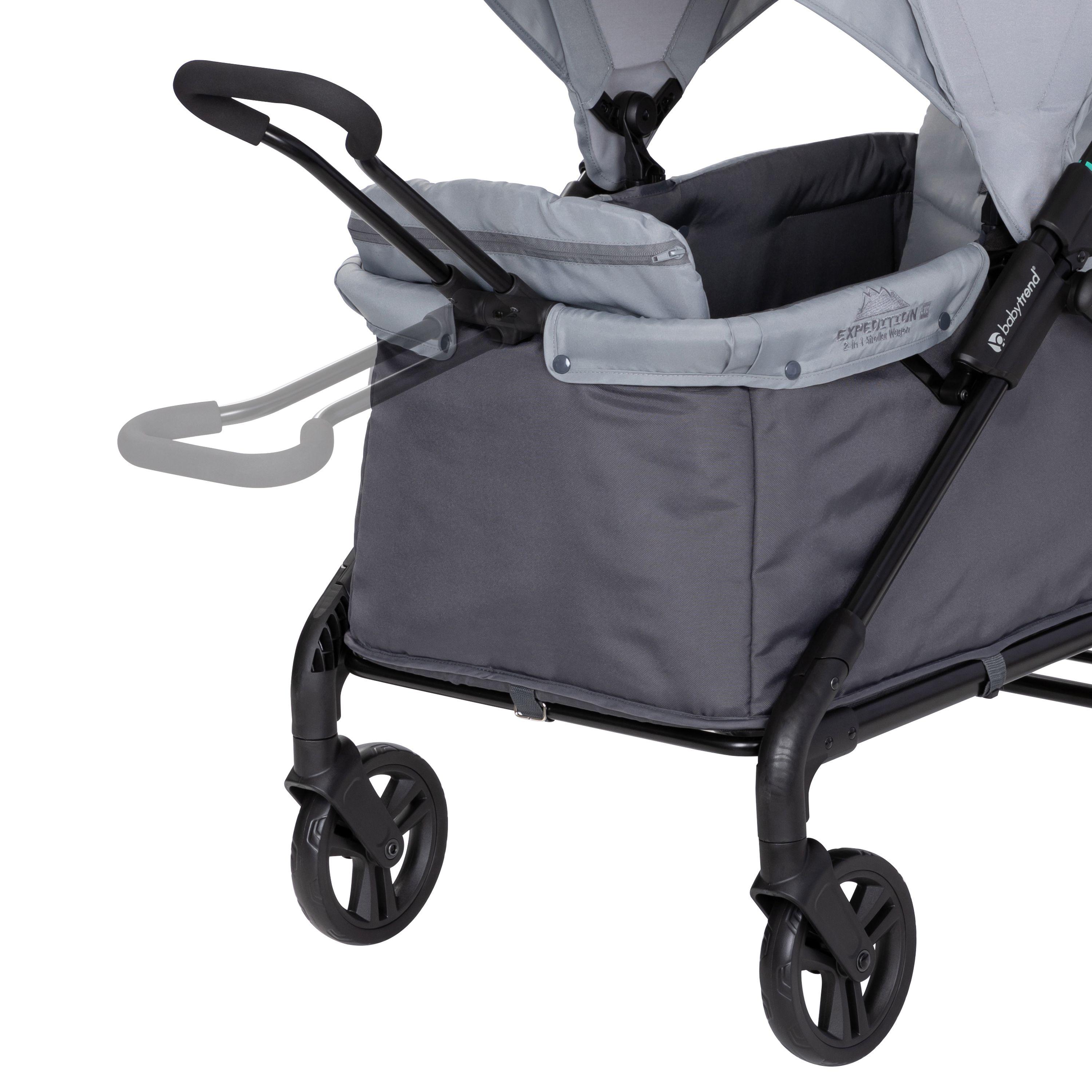 Coche Carro Doble Wagon Expedition LTE 2 en 1 Gris-3