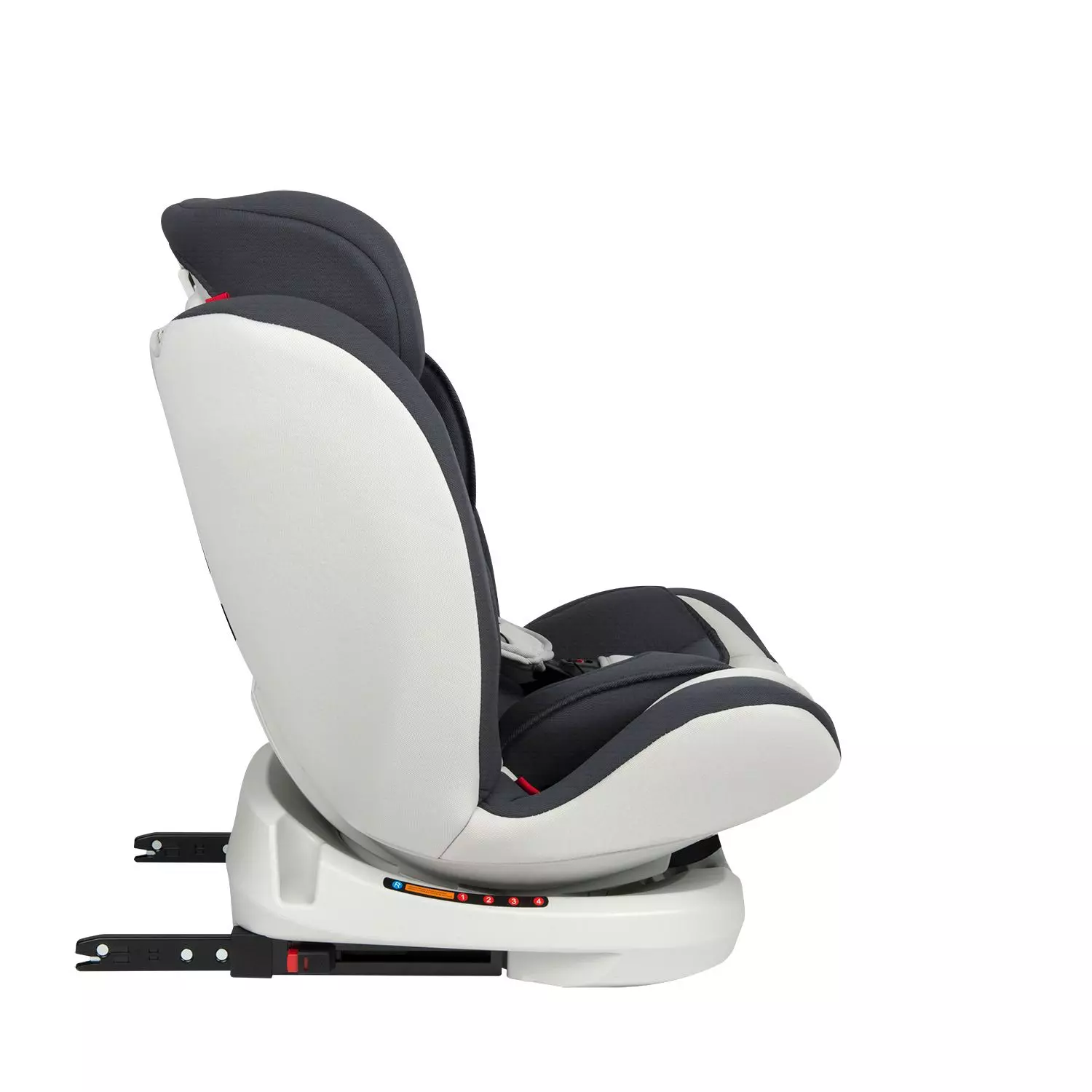 Silla De Auto Convertible Apolo Isofix 360° Gris-5