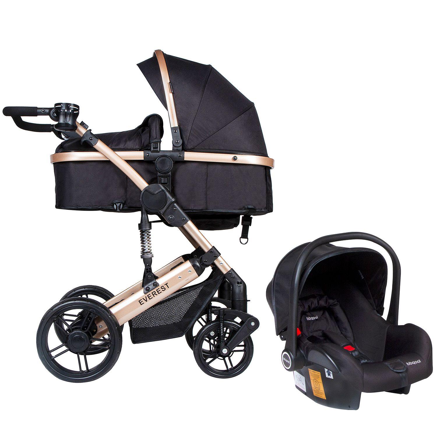 Coche Travel System Everest Black-2