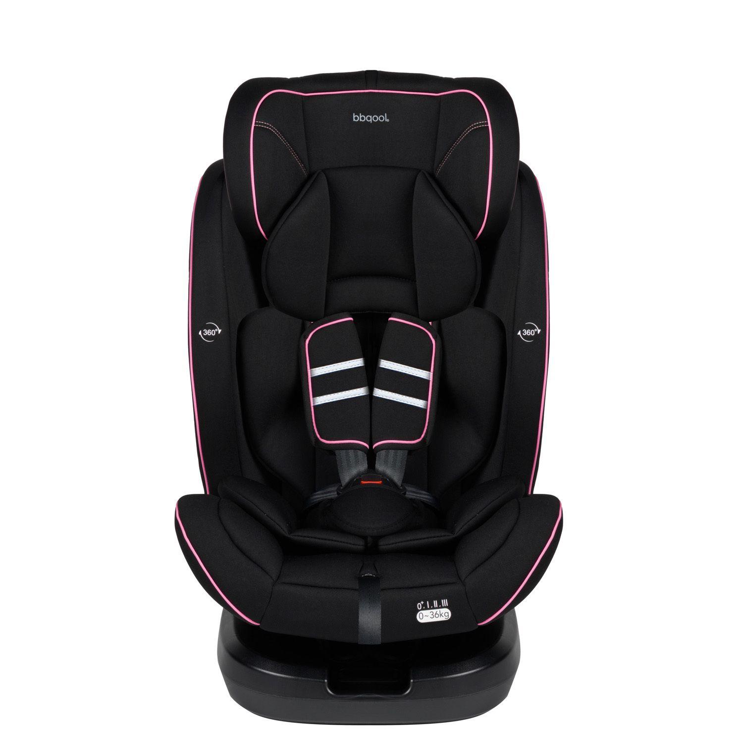Silla de Auto Convertible Apolo 360° Rosado-2