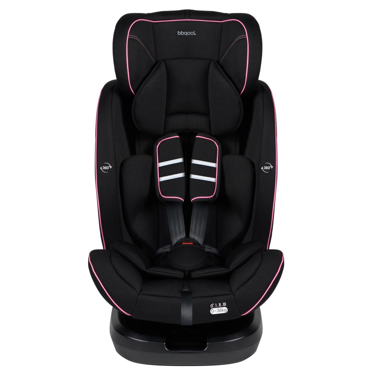 Silla de Auto Convertible Apolo 360° Rosado-3