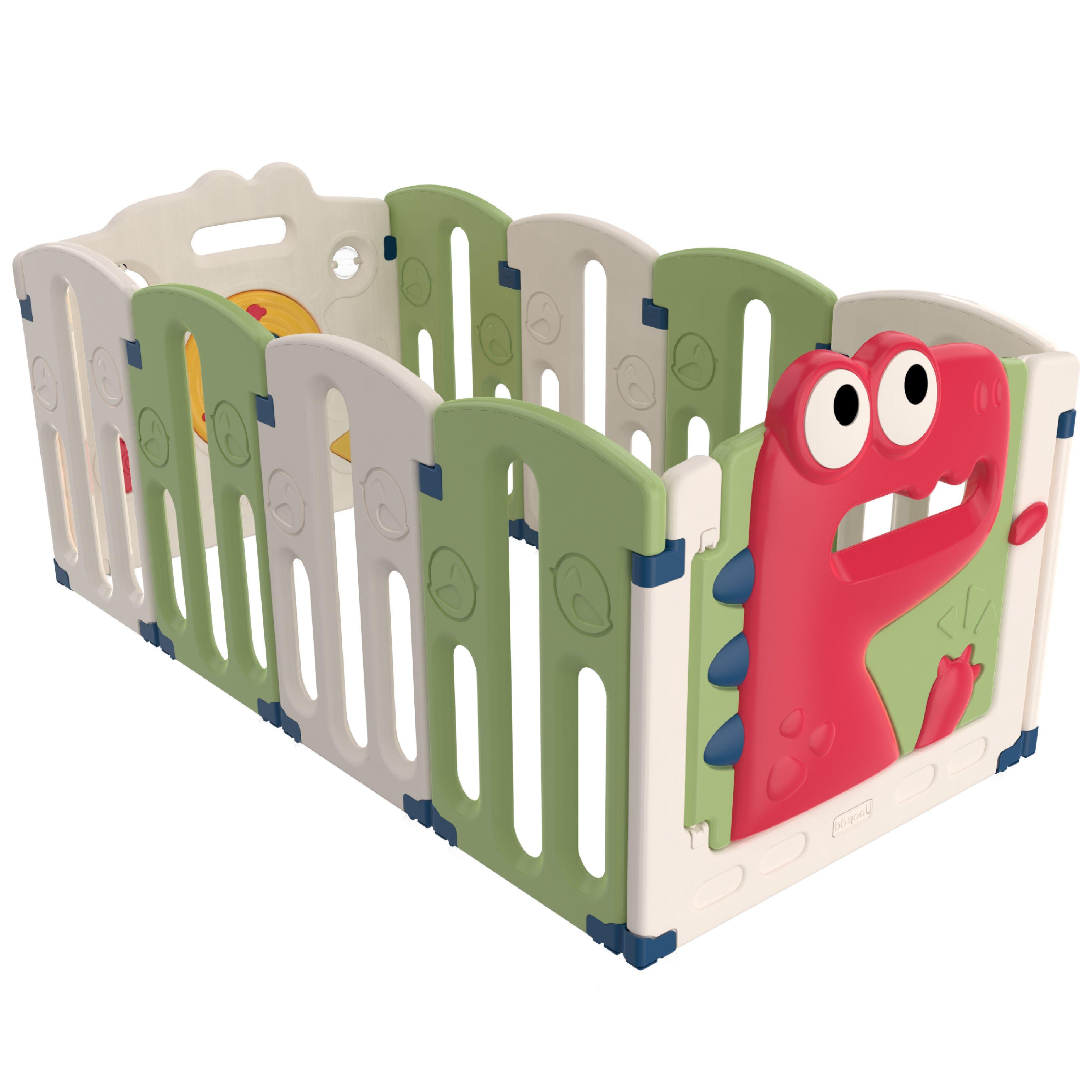 Corral Didáctico de Juegos Dinosaur Green-2