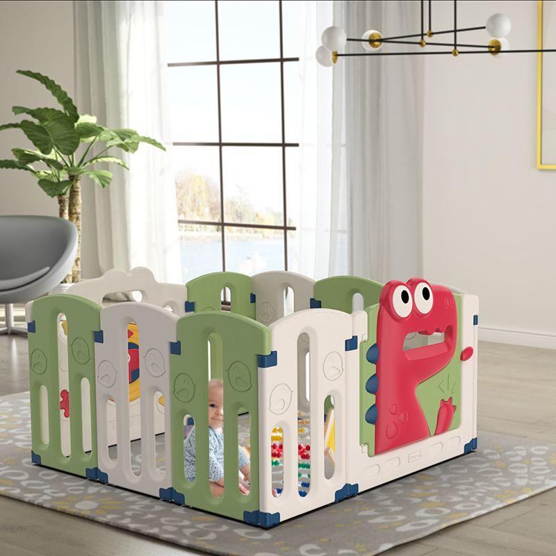 Corral Didáctico de Juegos Dinosaur Green-6