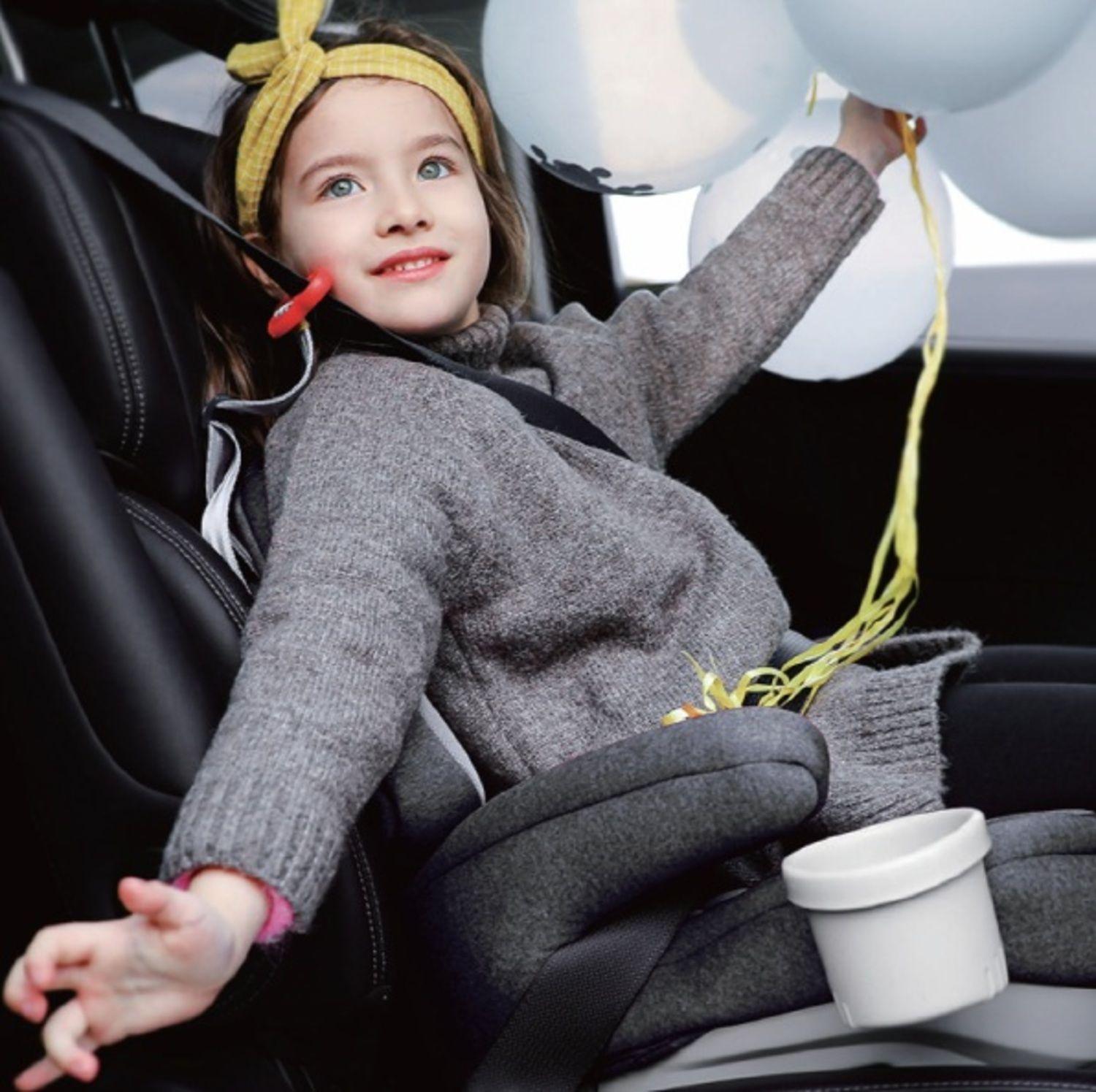 Silla de Auto Alzador Upper Isofix Grey-6