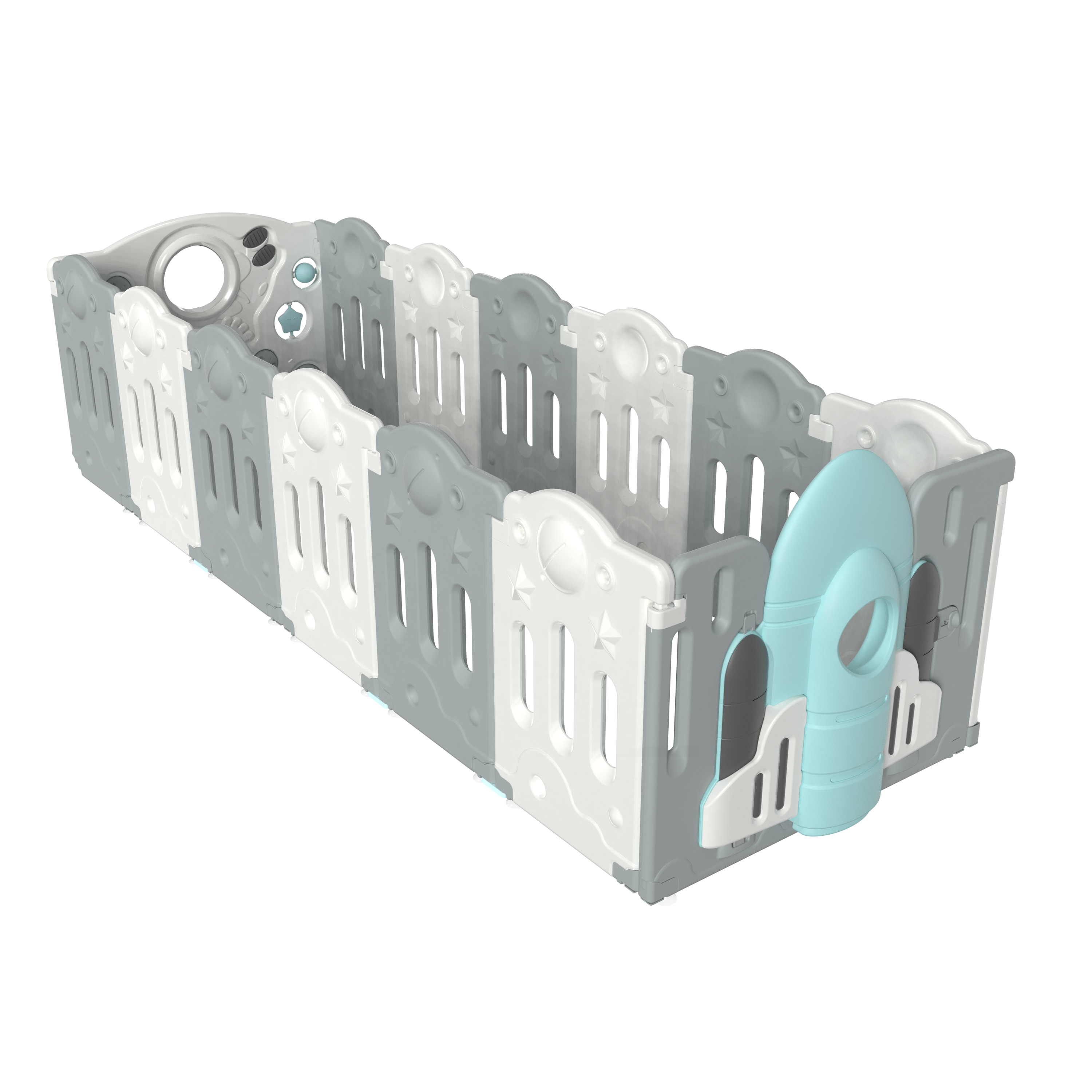 Corral Didáctico de Juegos Space Gris-3