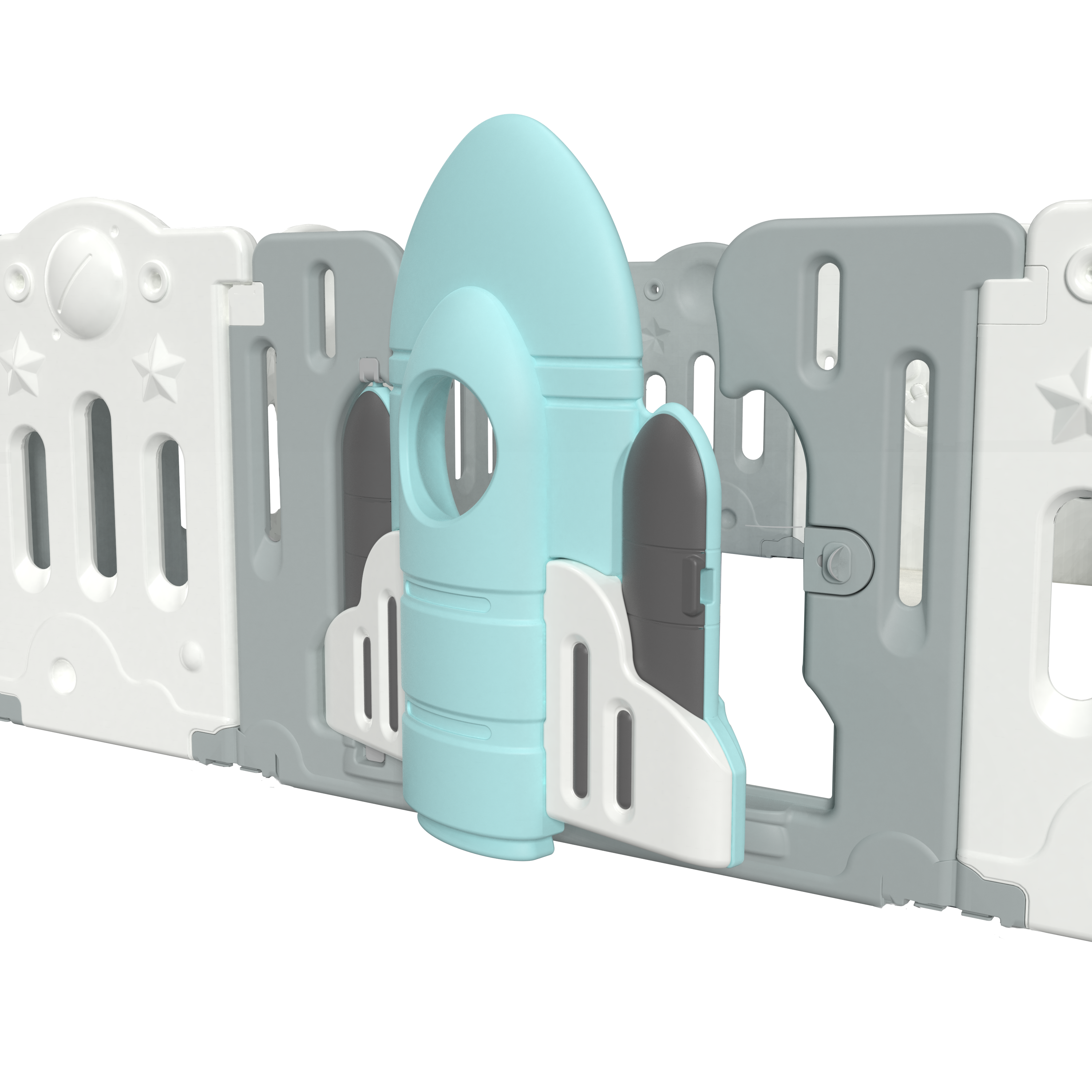 Corral Didáctico de Juegos Space Gris-4