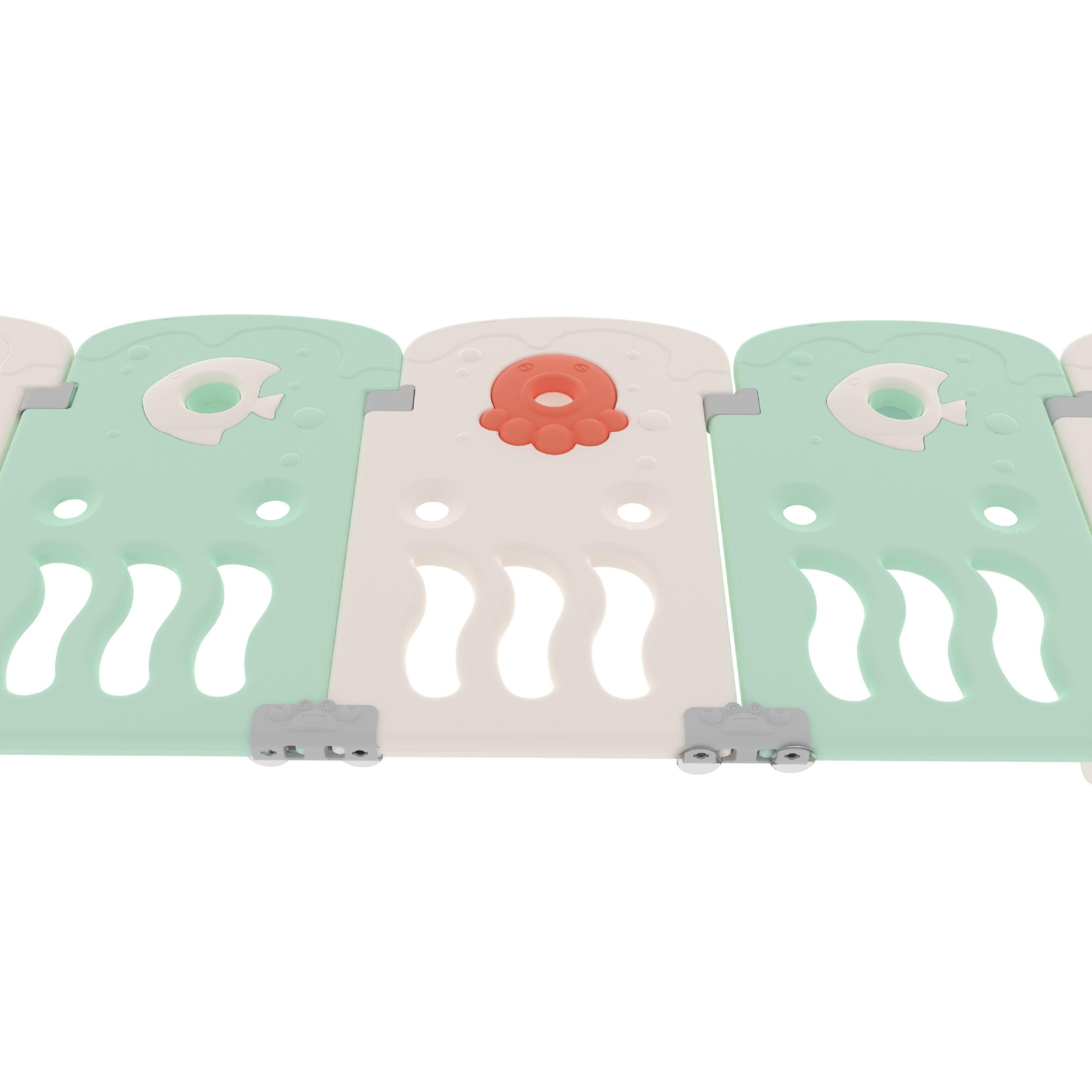 Corral Didáctico de Juegos Ocean Verde Menta-5