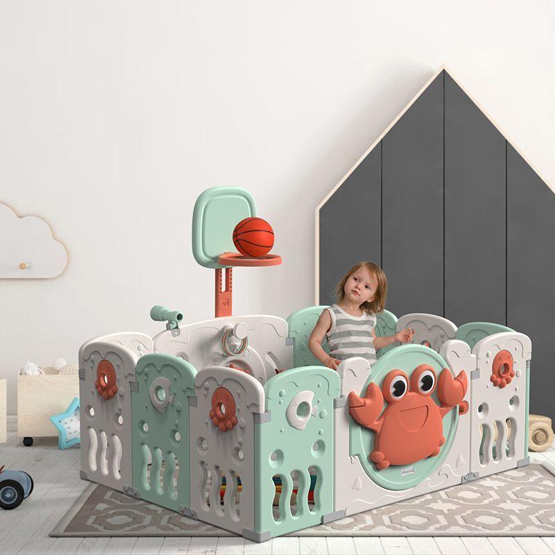 Corral Didáctico de Juegos Ocean Verde Menta-6