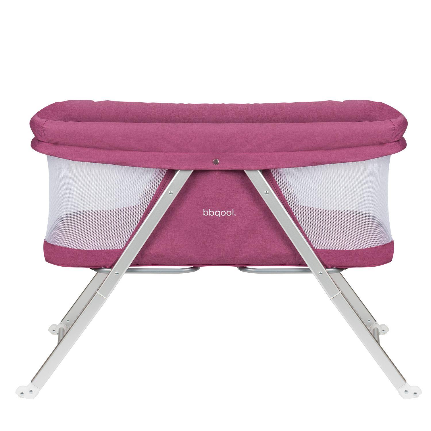 Cuna Moisés Portátil Dreams Pink + Colchón-2