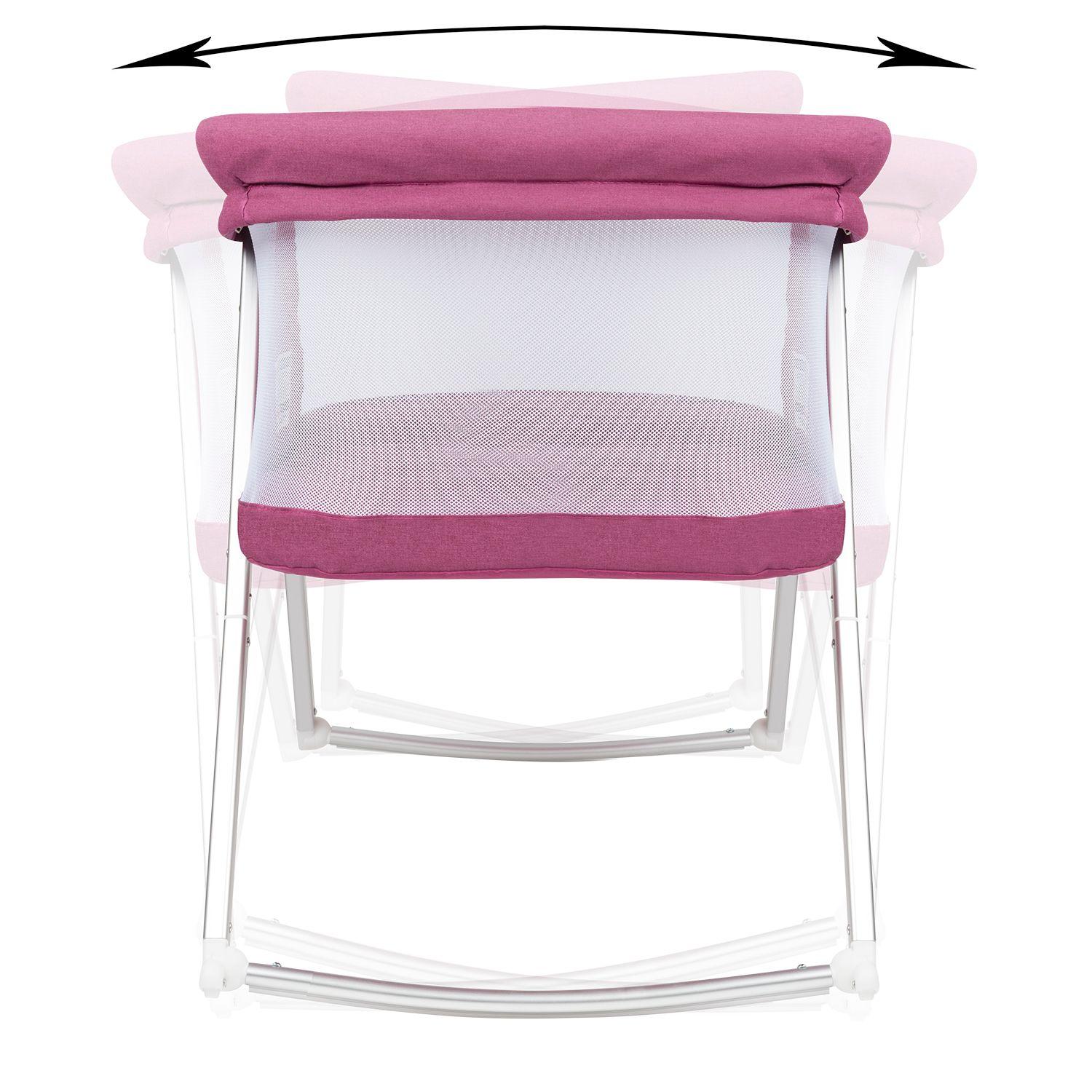 Cuna Moisés Portátil Dreams Pink + Colchón-3