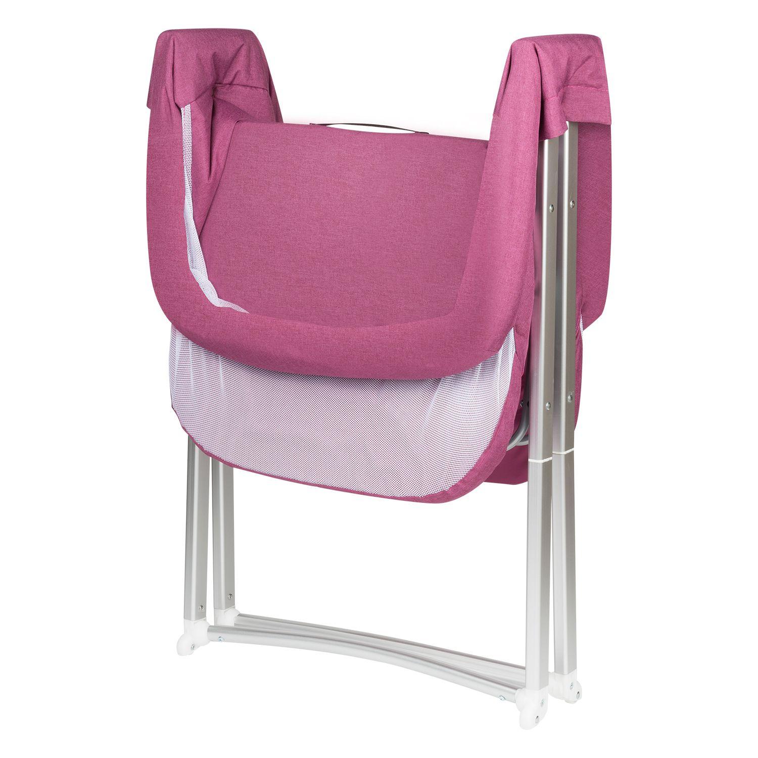 Cuna Moisés Portátil Dreams Pink + Colchón-4