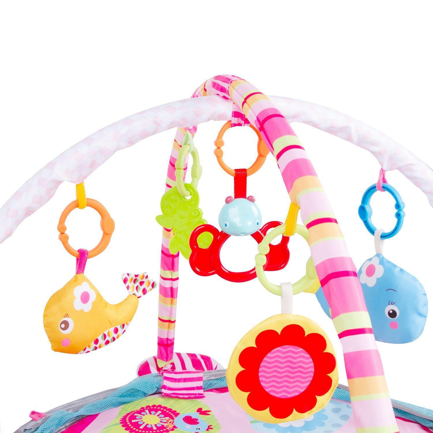 Gimnasio Corral + Pelotitas Zoo Pink-2