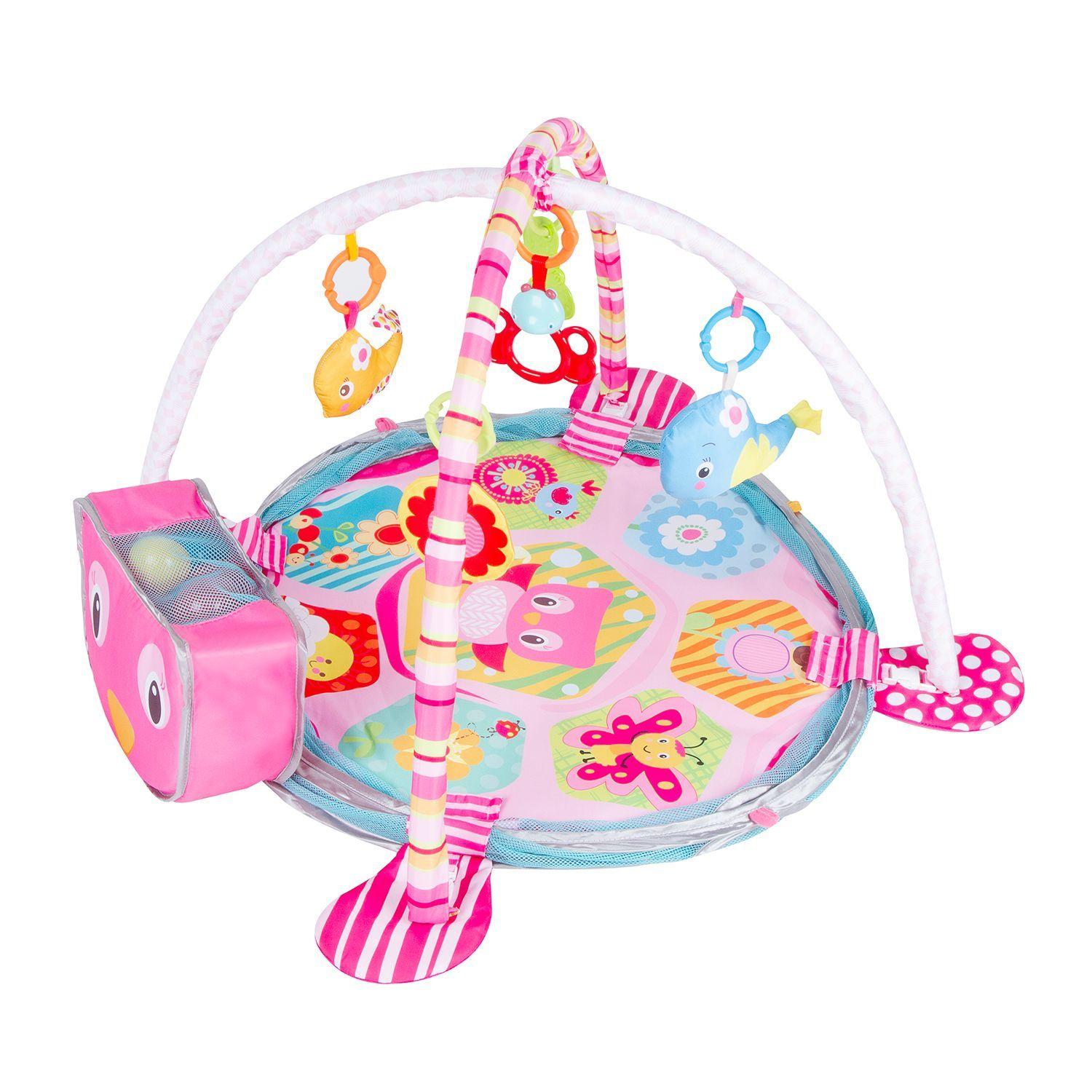 Gimnasio Corral + Pelotitas Zoo Pink-1