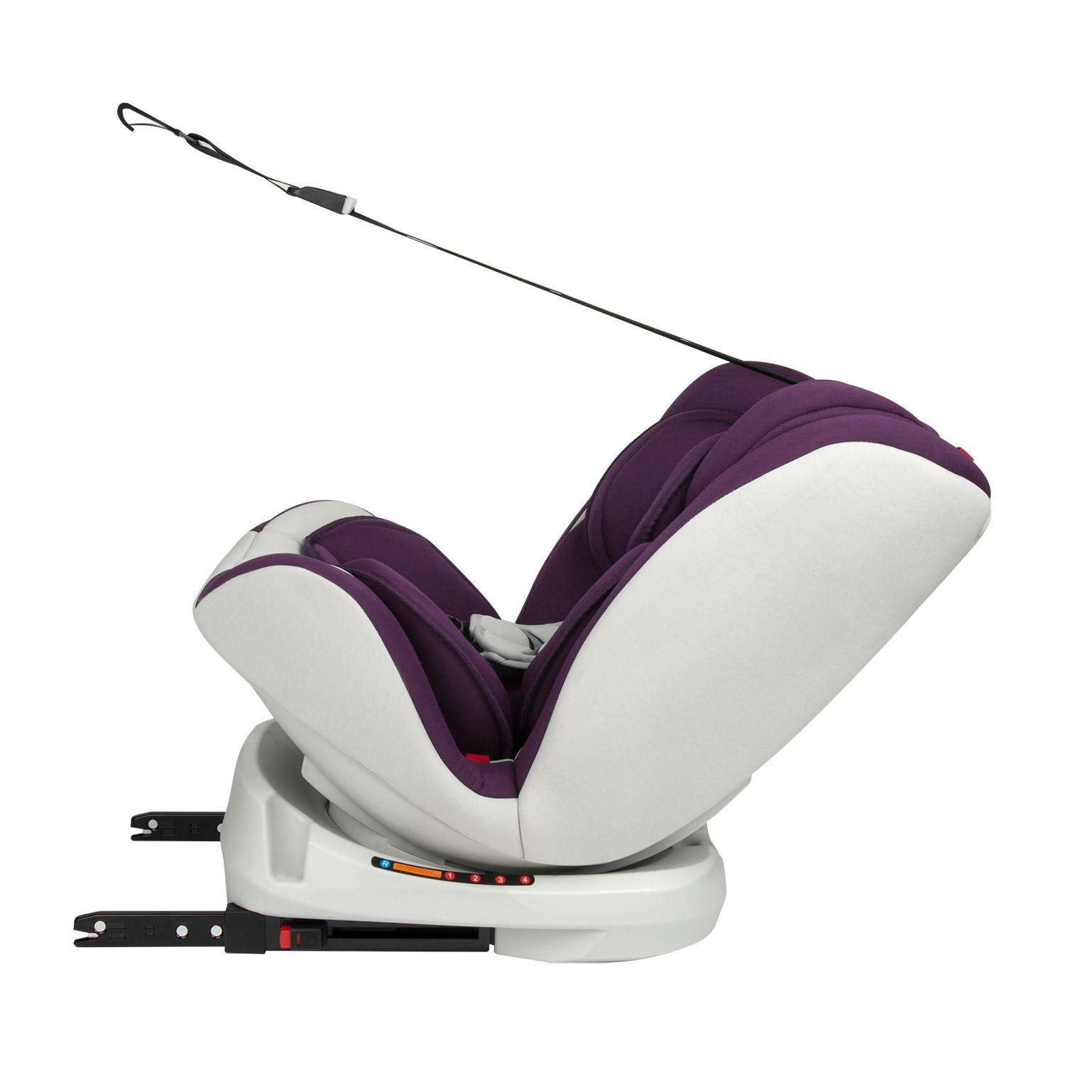 Silla De Auto Convertible Apolo Isofix 360° Púrpura-3