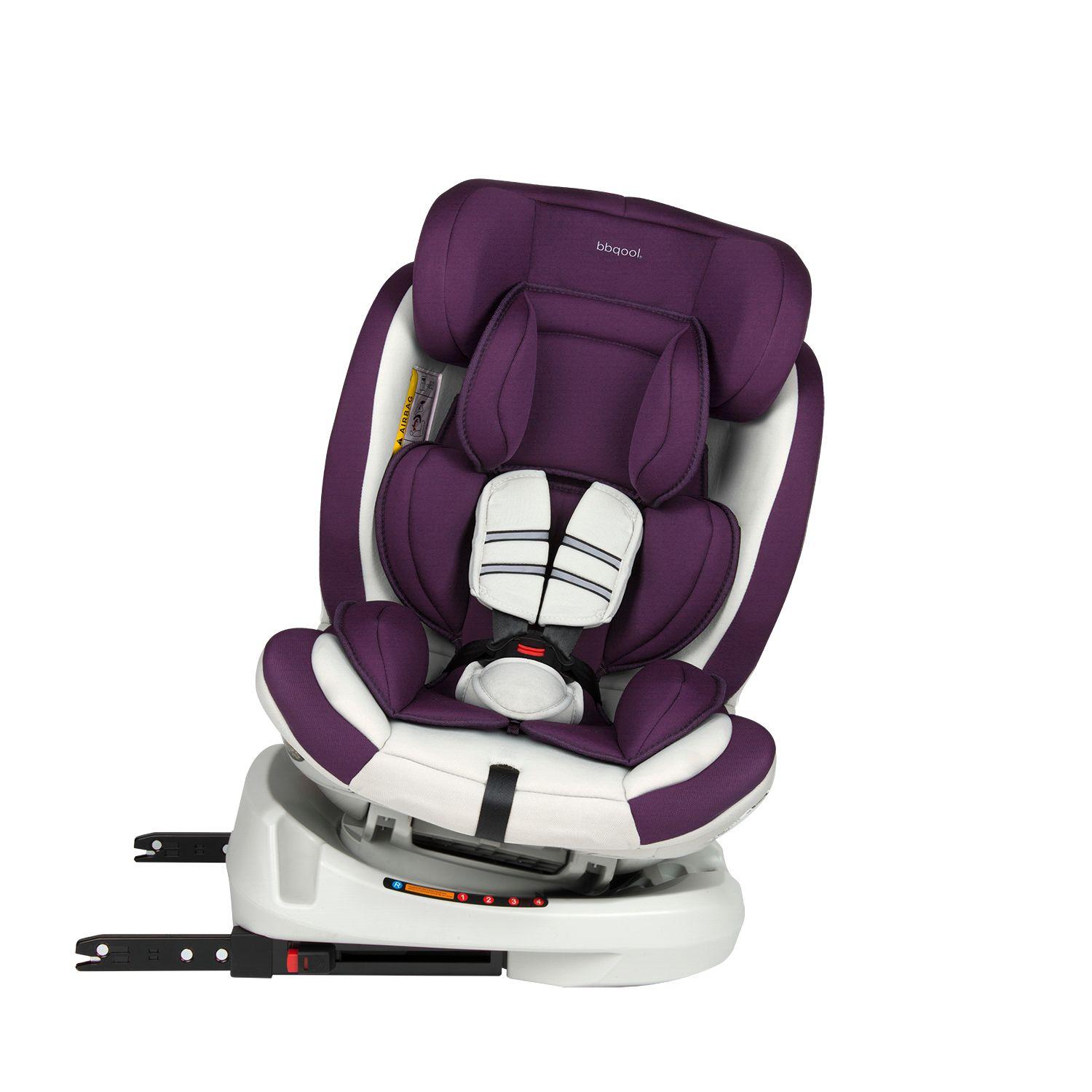 Silla De Auto Convertible Apolo Isofix 360° Púrpura-4