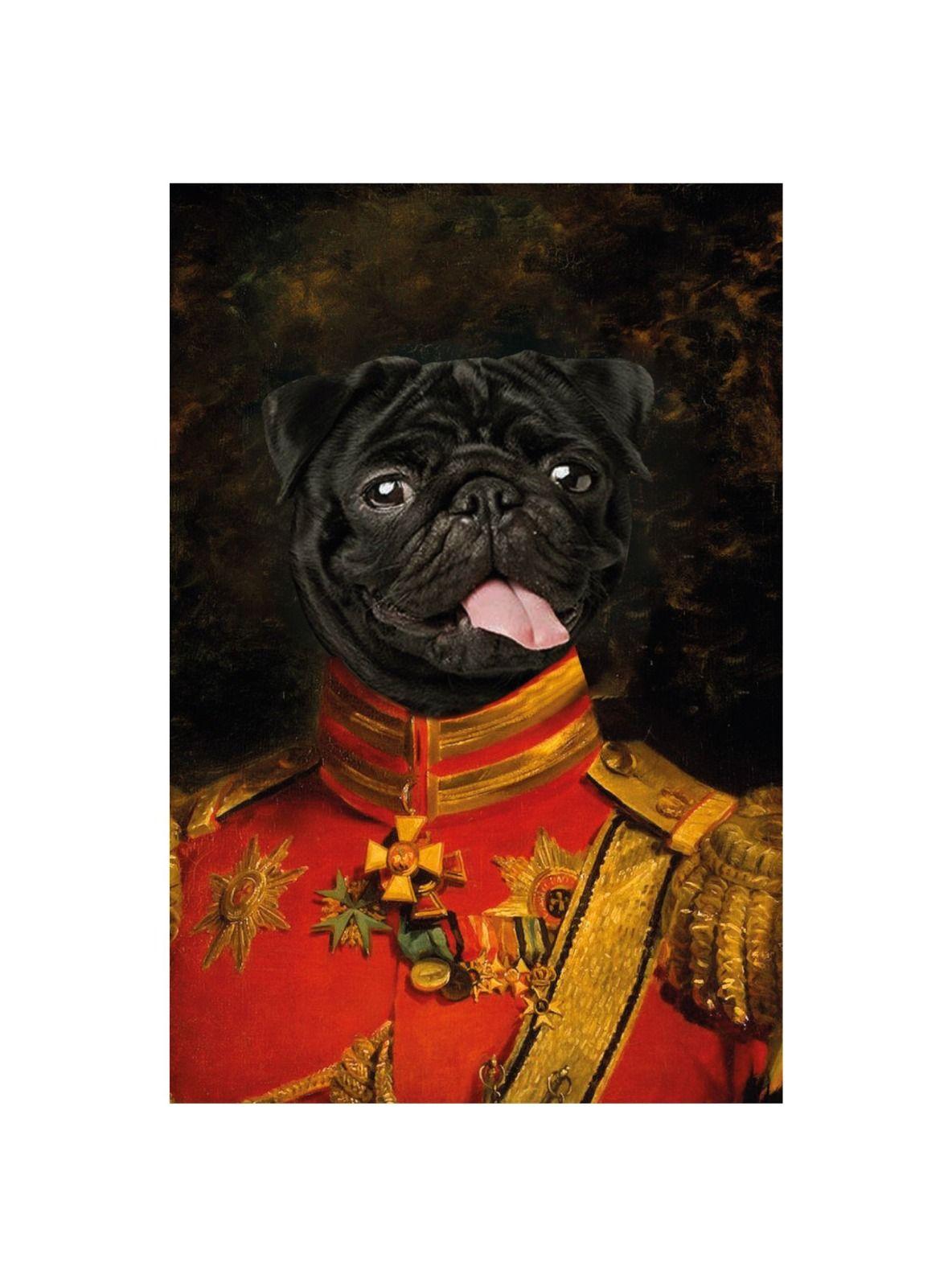 ILUSTRACION EL SOLDADO CANVAS - 20X30 CM PETPRINT-0