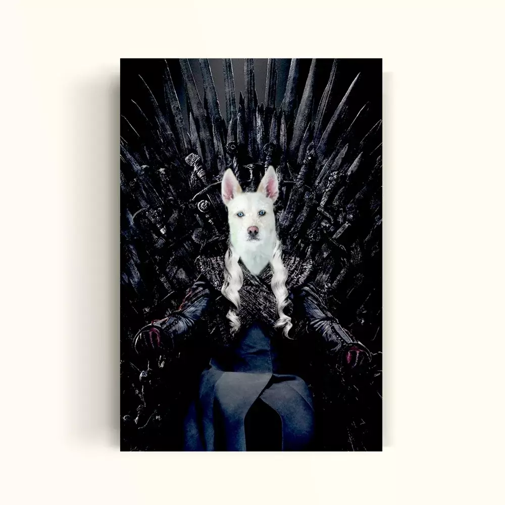 CUADRO DE TU MASCOTA PET PRINT DAENERYS TARGARYEN CANVAS - 20X30 CM -0