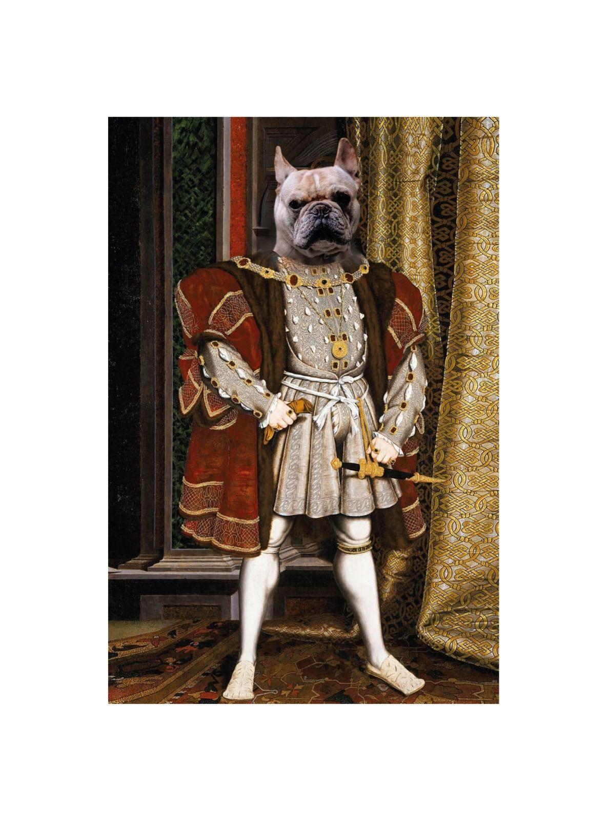 Cuadro personalizado de tu mascota: Petprint - Arte y historia Perros o Gatos 40x60cm-7