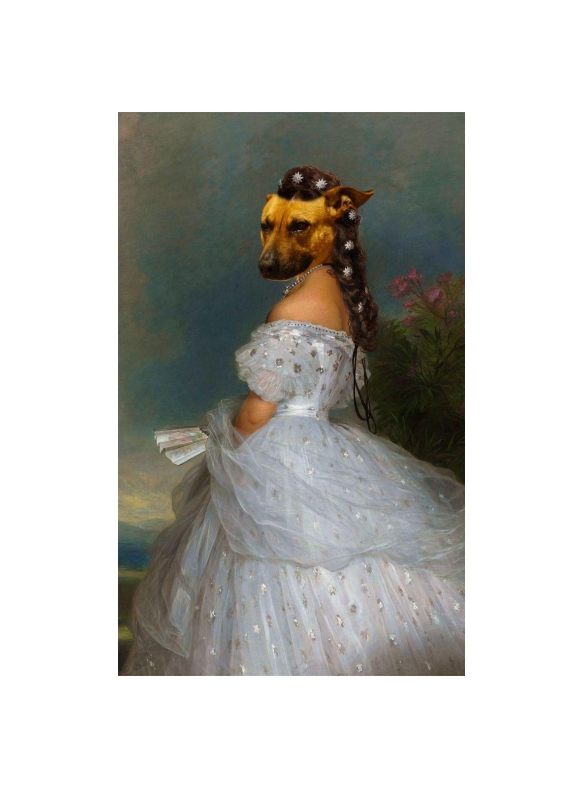 CUADRO DE TU MASCOTA PETPRINT LA EMPERATRIZ CANVAS - 40X60 CM-0