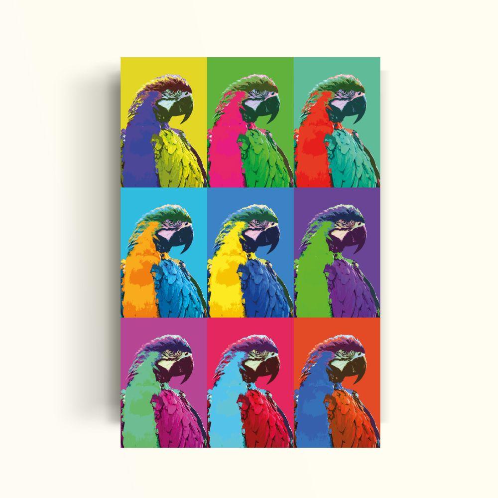 CUADRO DE TU MASCOTA PETPRINT RETRATO NONUPLO 2 CANVAS - 30X50 CM -0
