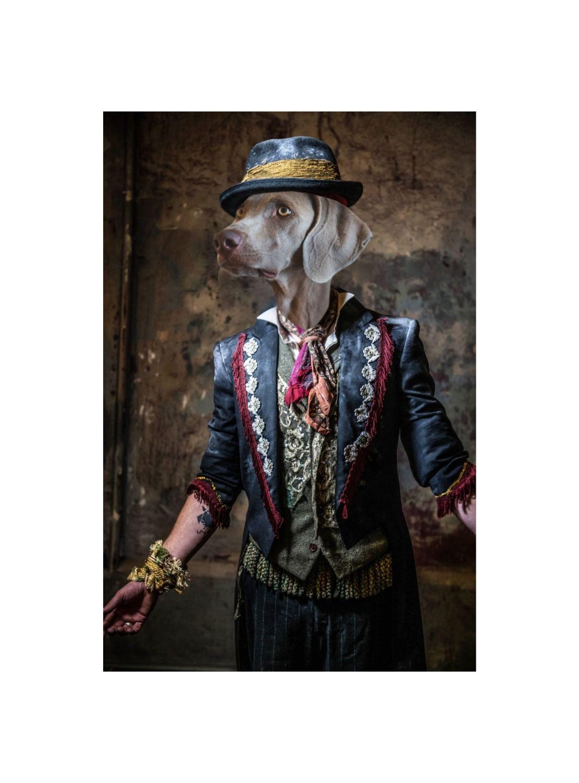 CUADRO DE TU MASCOTA PETPRINT MUÑECA CIRCO CANVAS - 30X50 CM -0